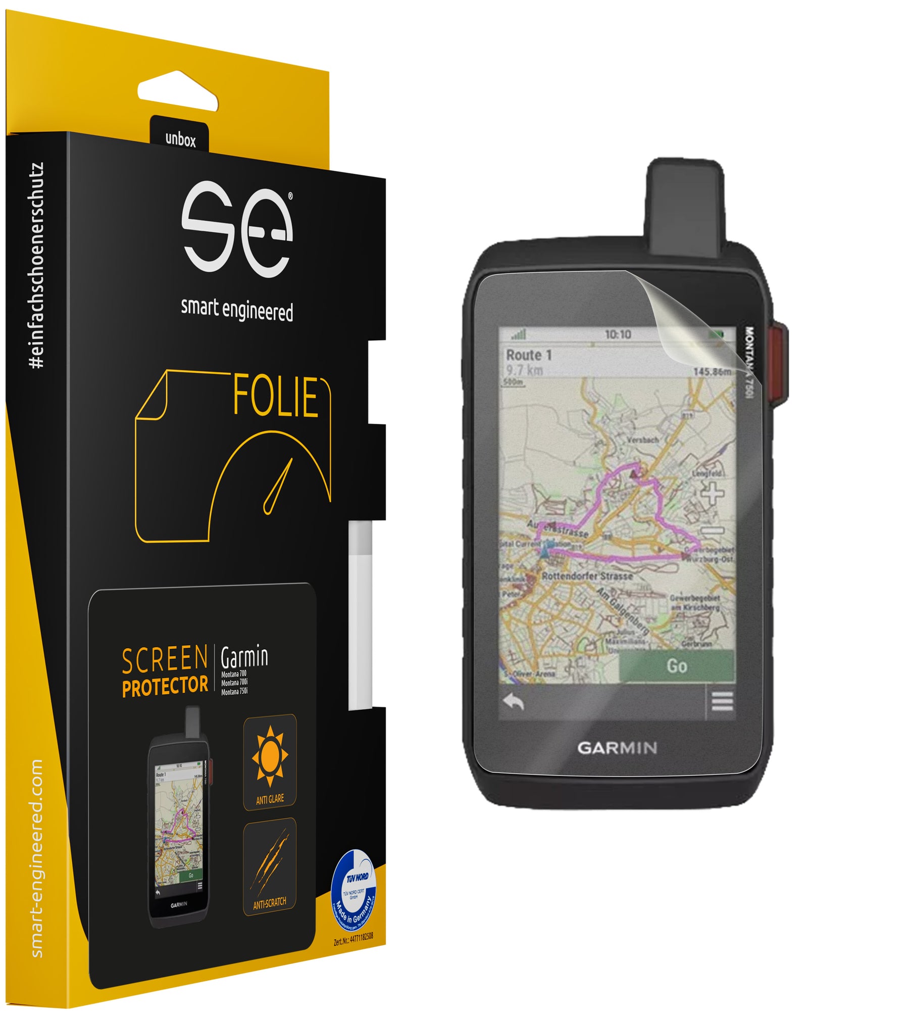 2x se® Navigation screen protector (clear & anti-reflective)
