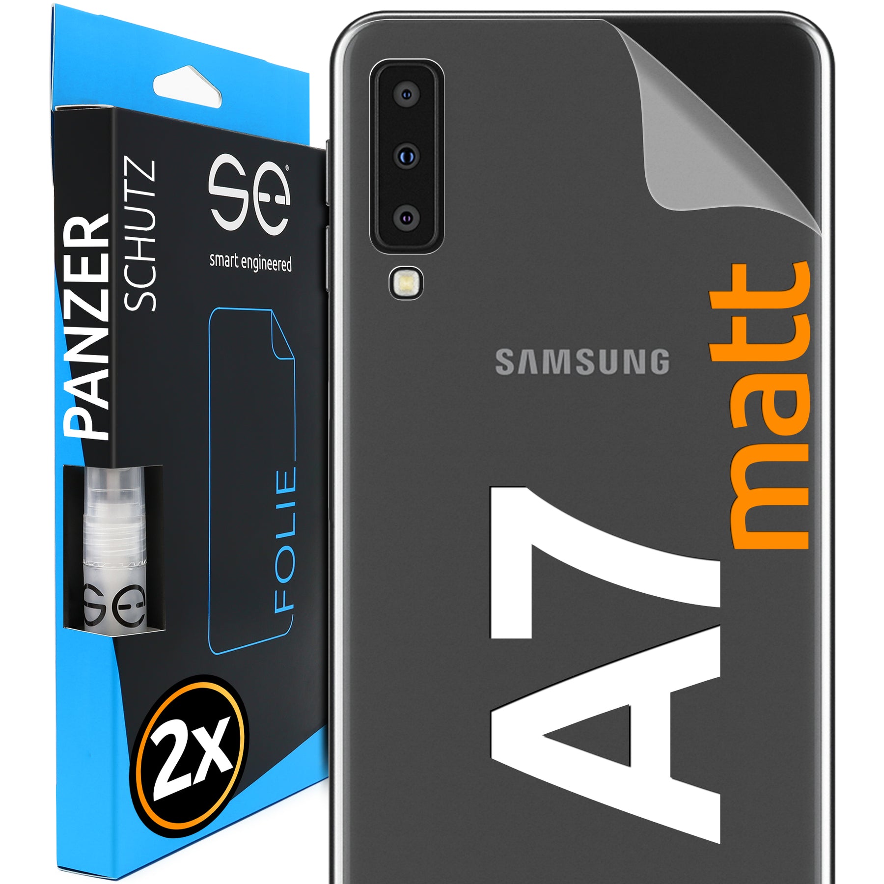 Matte protective film back Samsung Galaxy A7