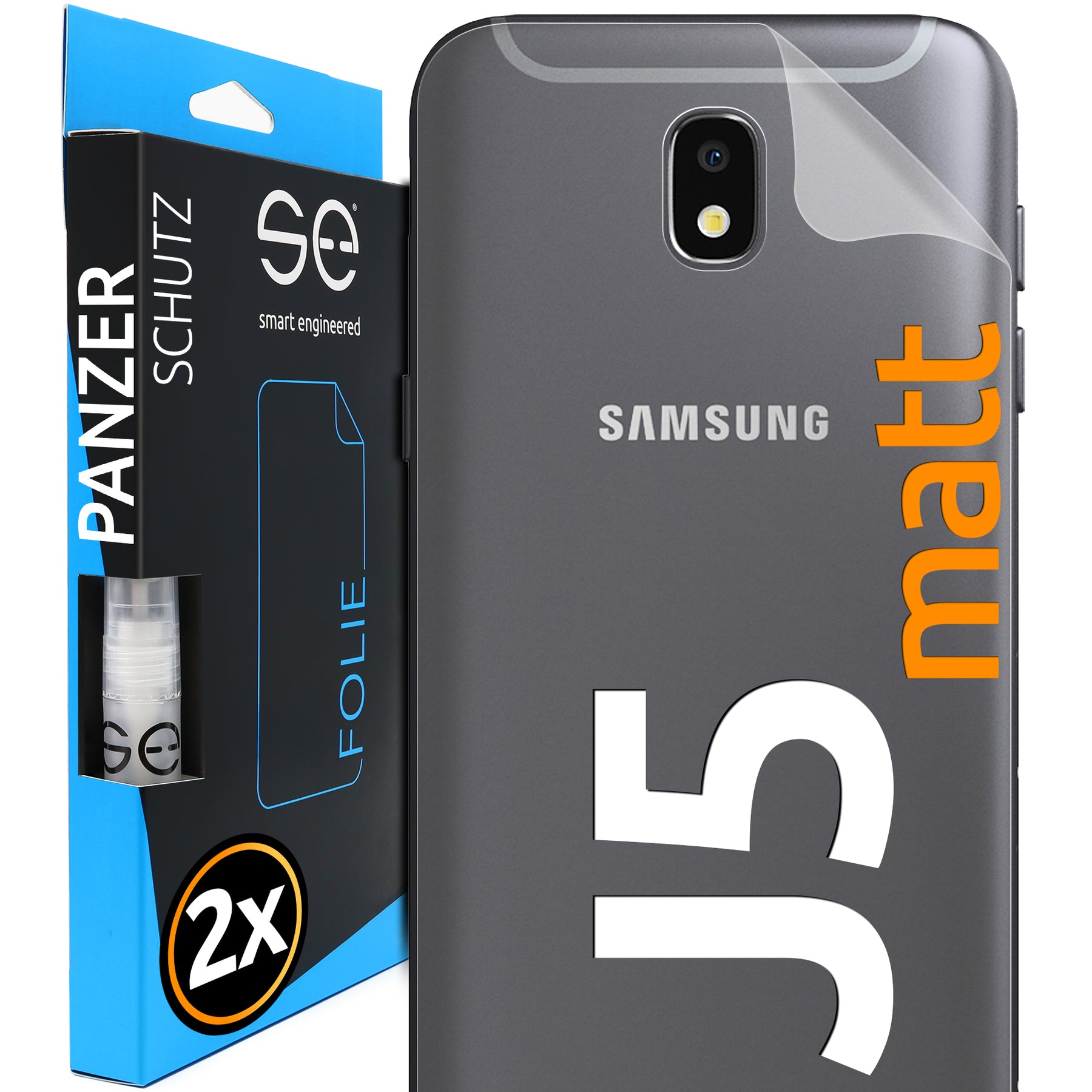 Matte protective film back Samsung Galaxy J5 (2017)