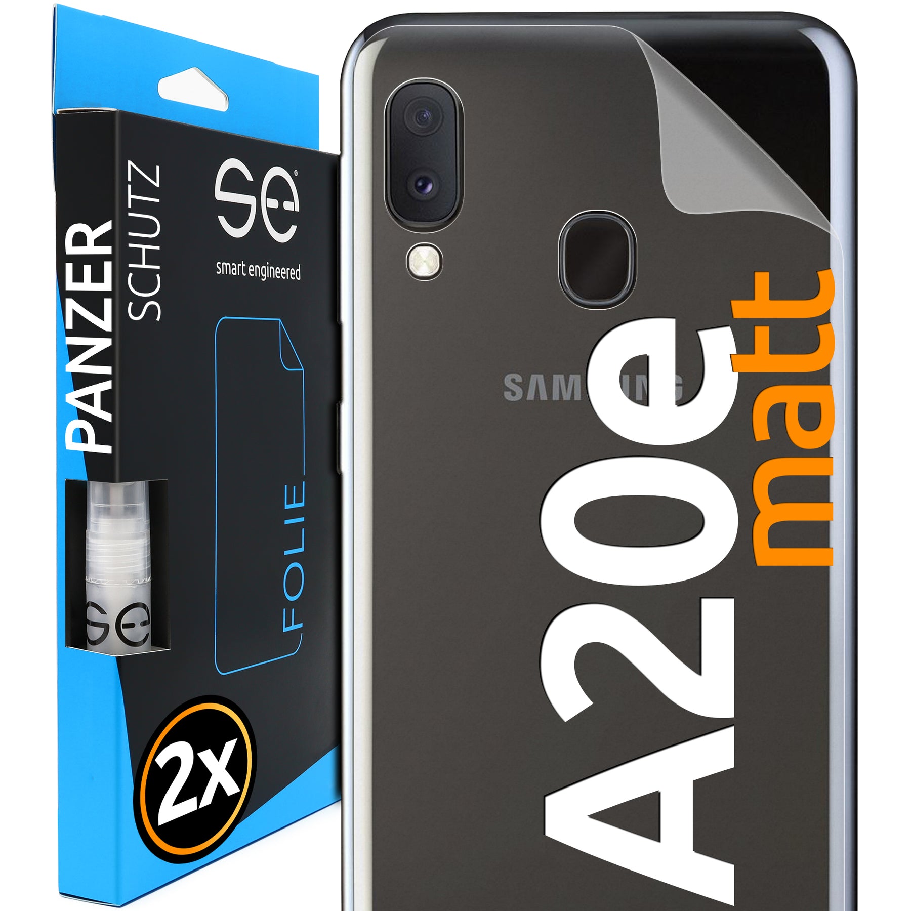 Matte protective film back Samsung Galaxy A20e