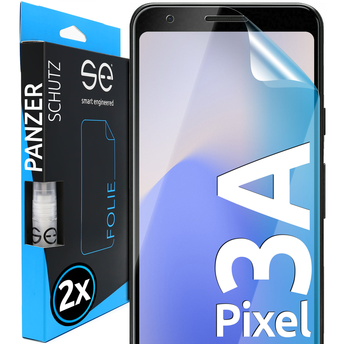 2x 3D Schutzfolie für die Google Pixel Serie (Transparent, Matt oder Privacy)
