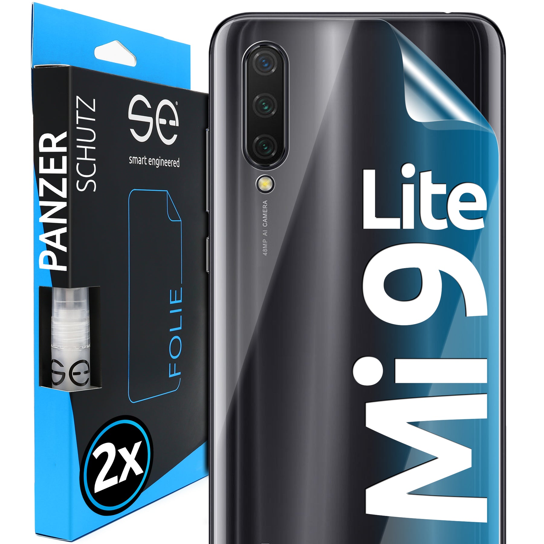 Schutzfolie Rückseite Xiaomi Mi 9 Lite