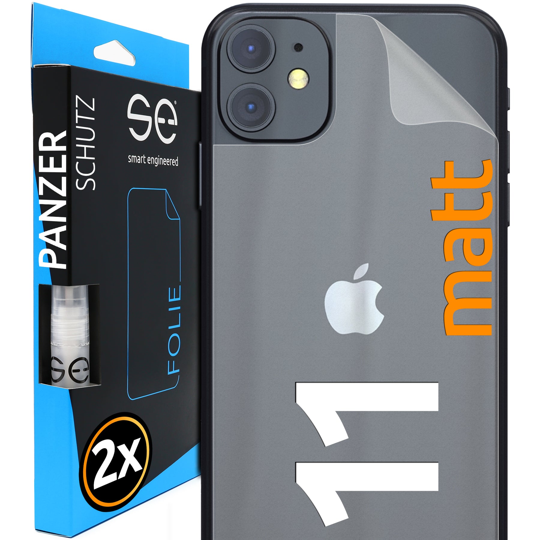 Matte protective film back Apple iPhone 11