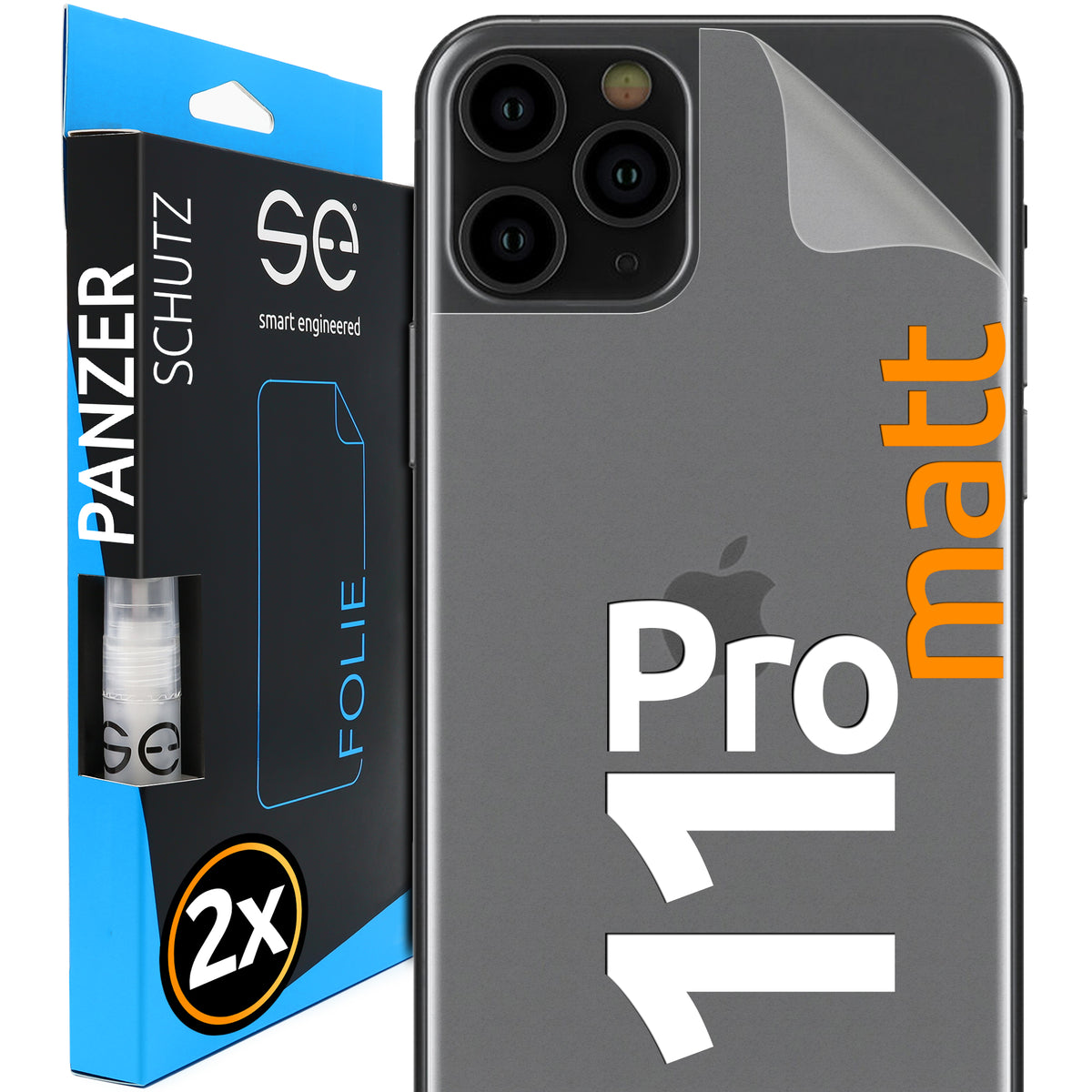 Matte protective film back Apple iPhone 11 Pro