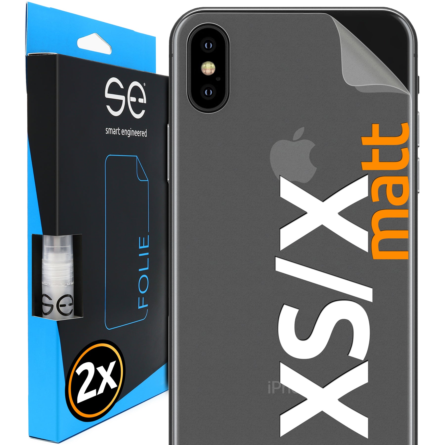 Matte protective film back Apple iPhone X / XS