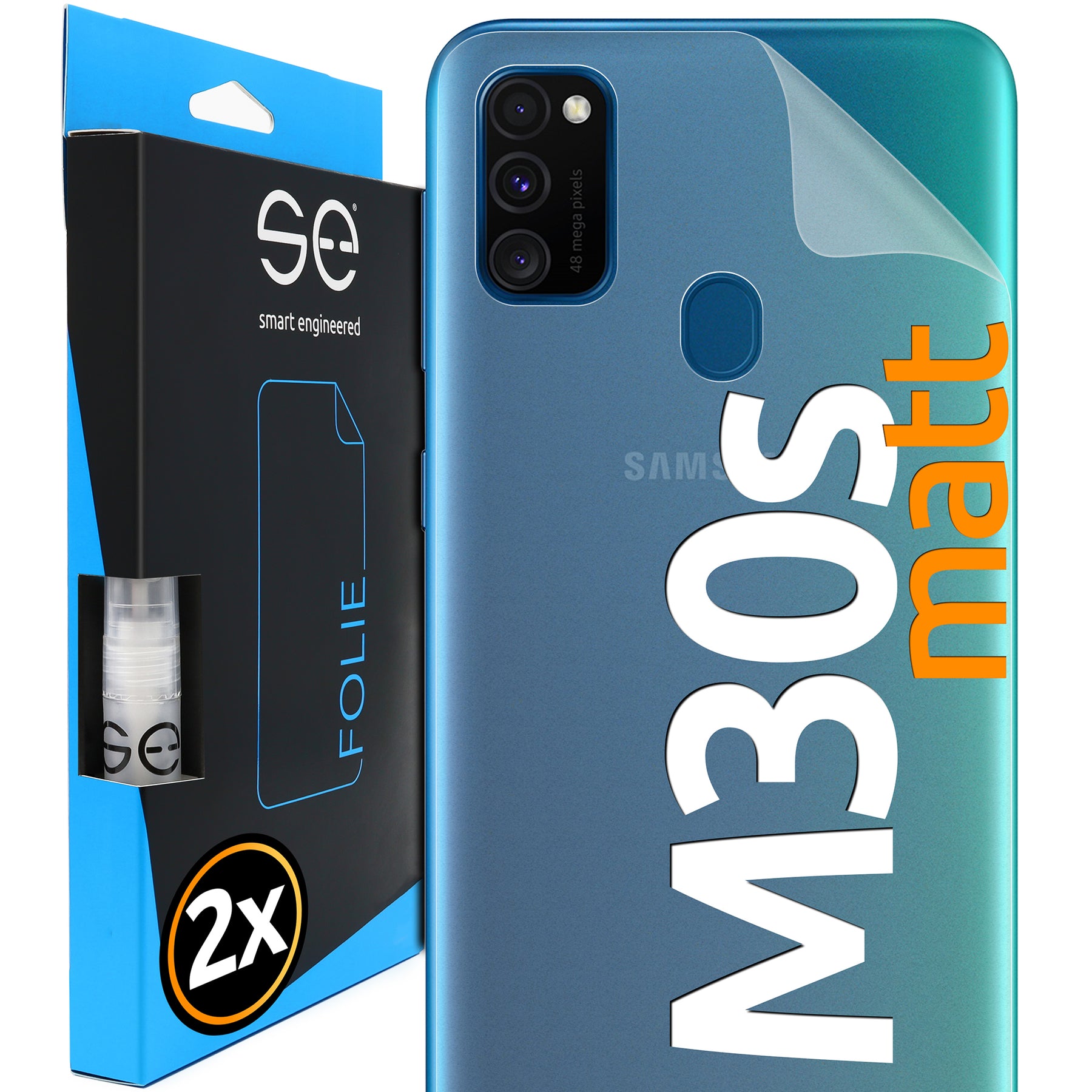 Matte protective film back Samsung Galaxy M30s