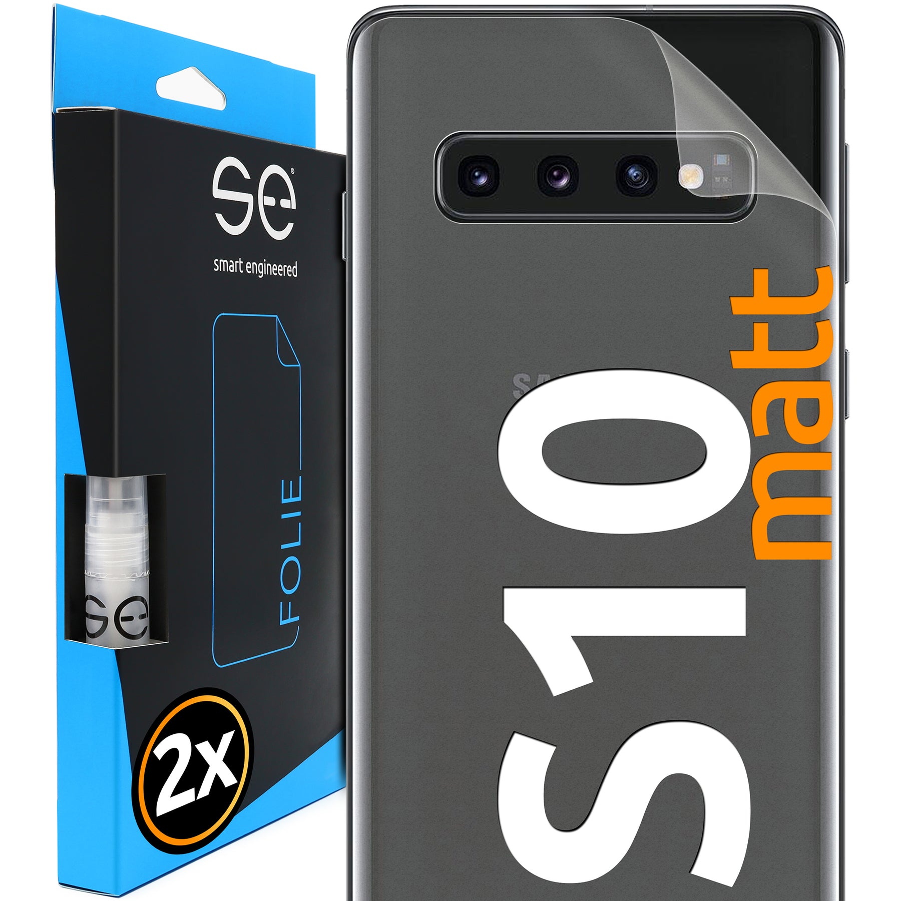 Matte protective film back Samsung Galaxy S10