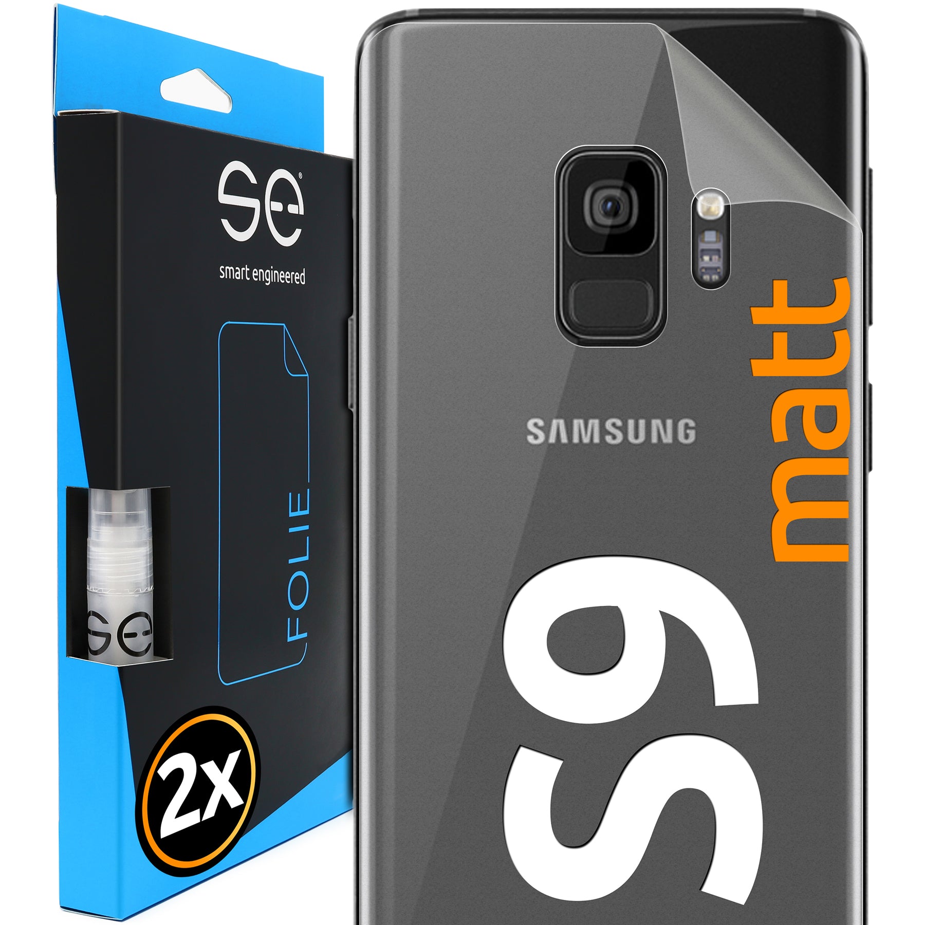 Matte protective film back Samsung Galaxy S9
