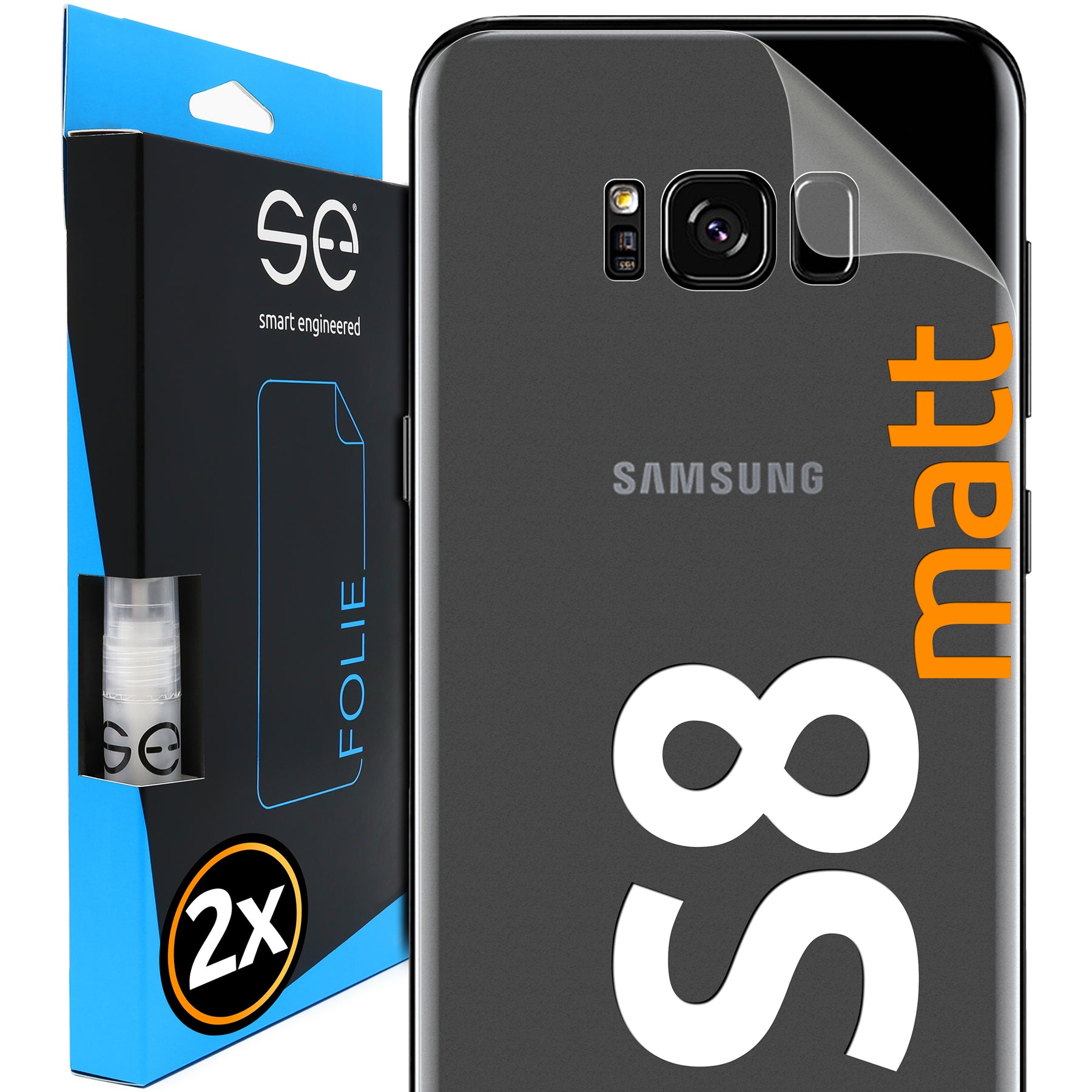 Matte protective film back Samsung Galaxy S8
