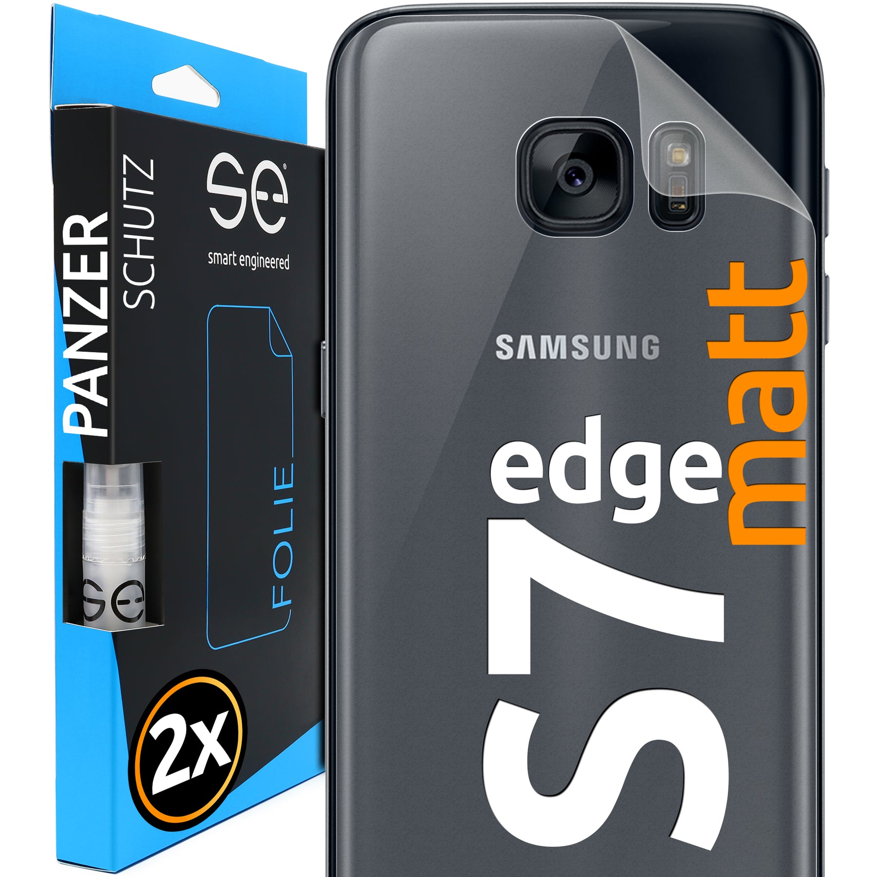 Matte protective film back Samsung Galaxy S7 Edge