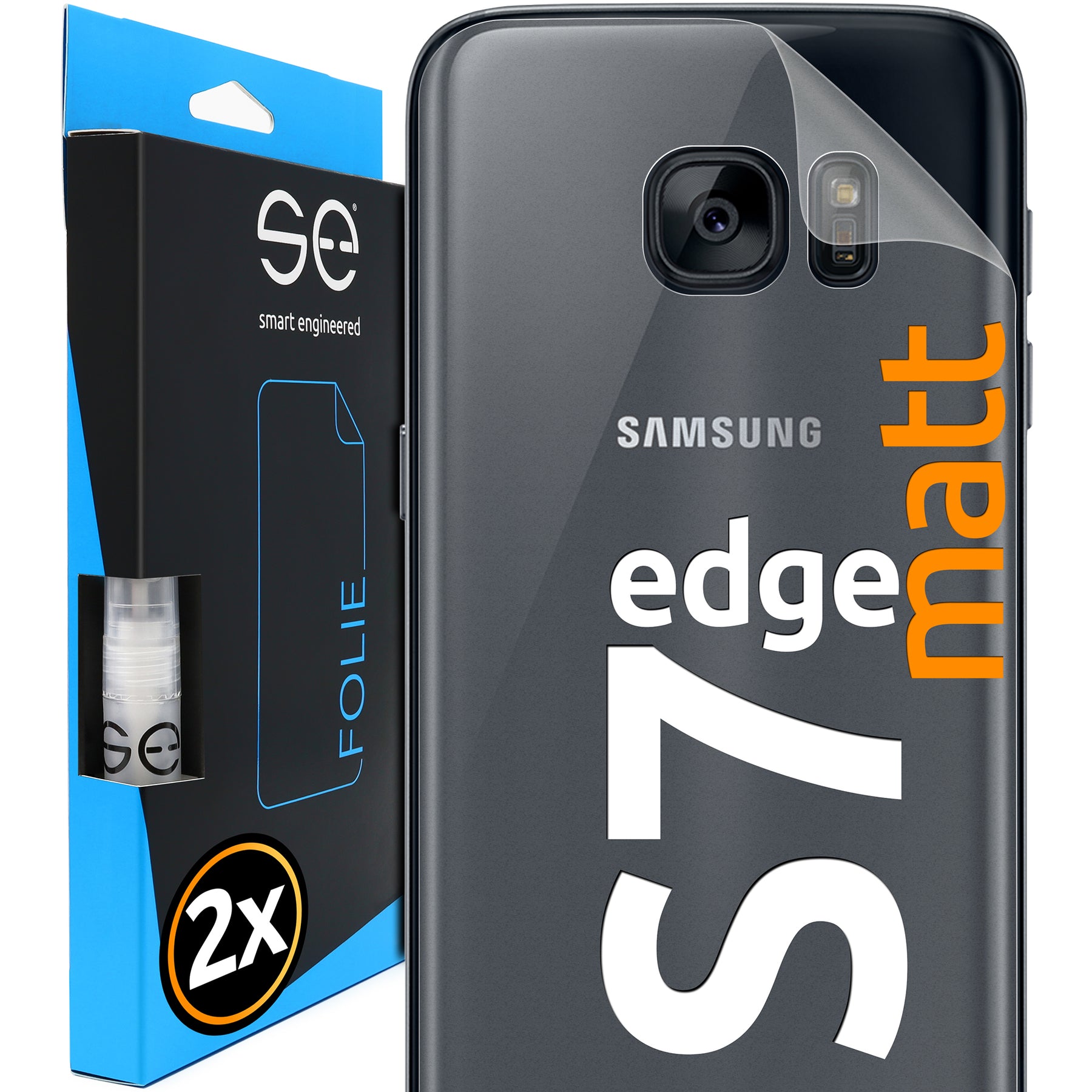 Matte protective film back Samsung Galaxy S7 Edge