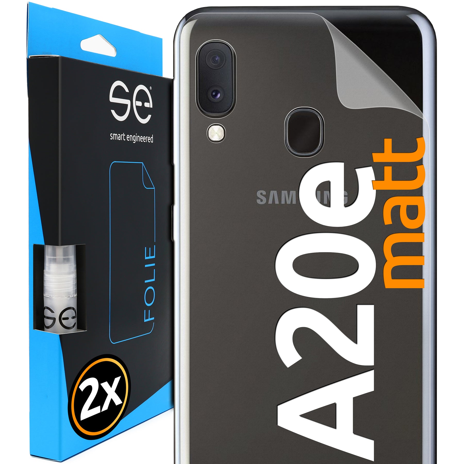 Matte protective film back Samsung Galaxy A20e