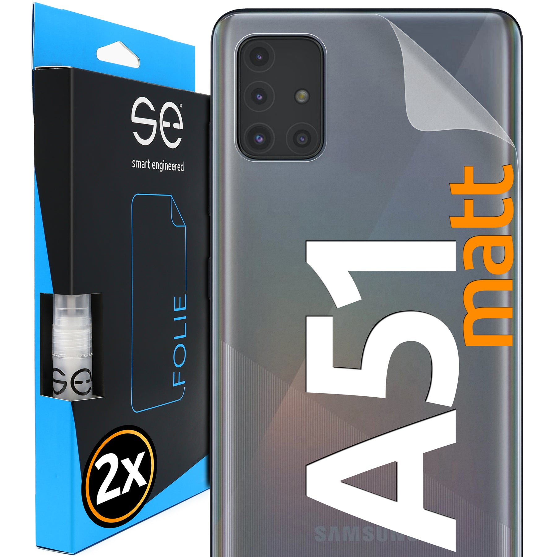 Matte protective film back Samsung Galaxy A51