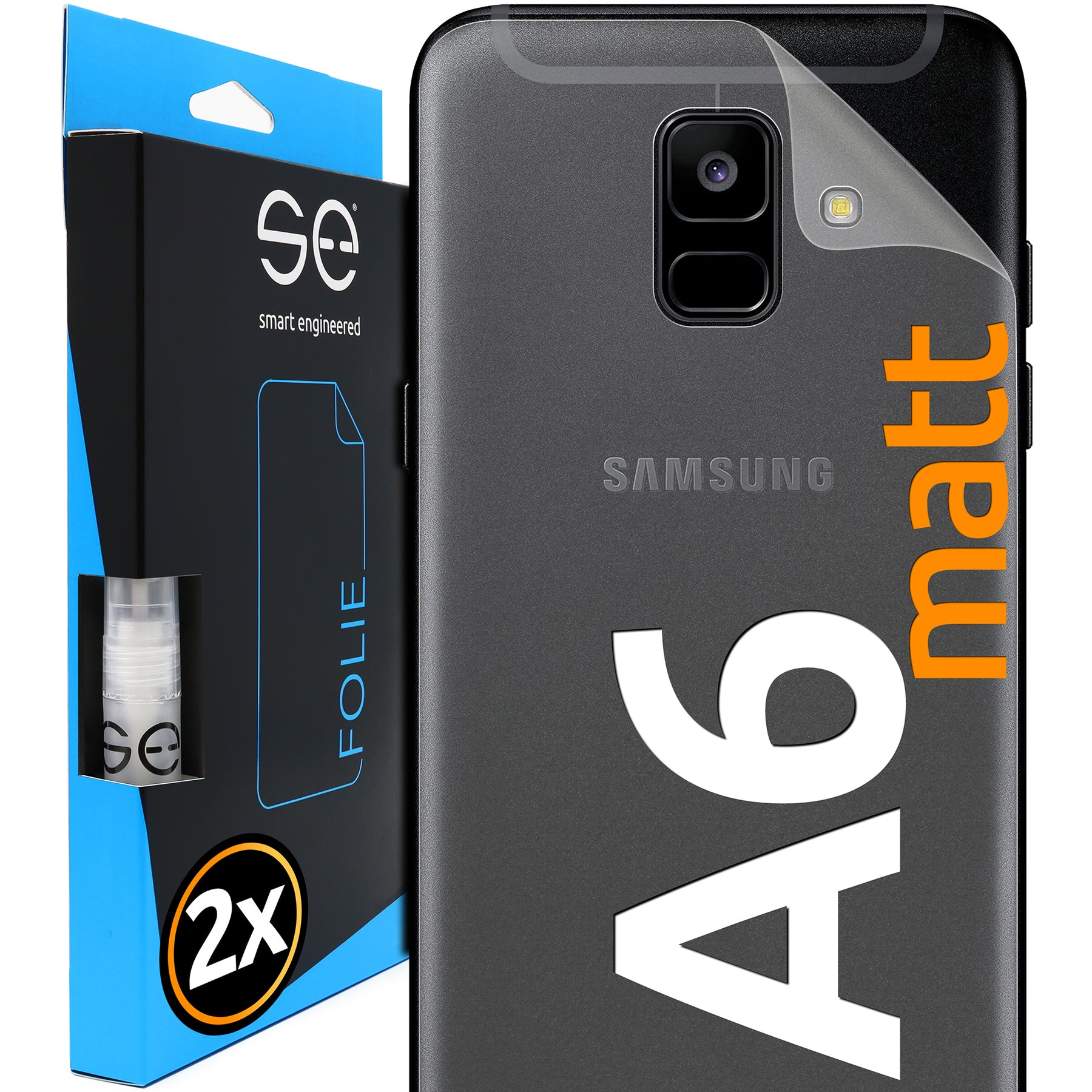 Matte protective film back Samsung Galaxy A6