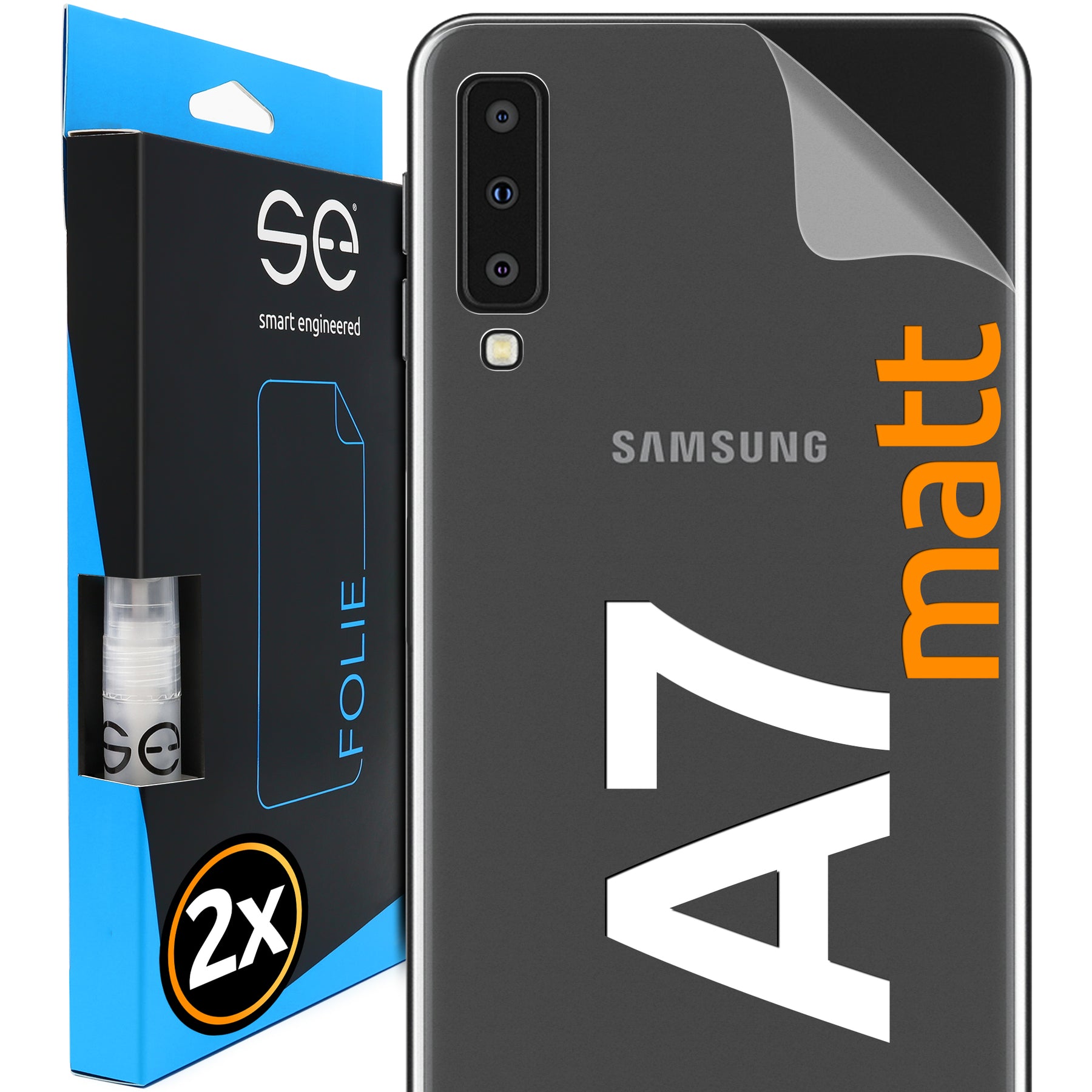 Matte protective film back Samsung Galaxy A7