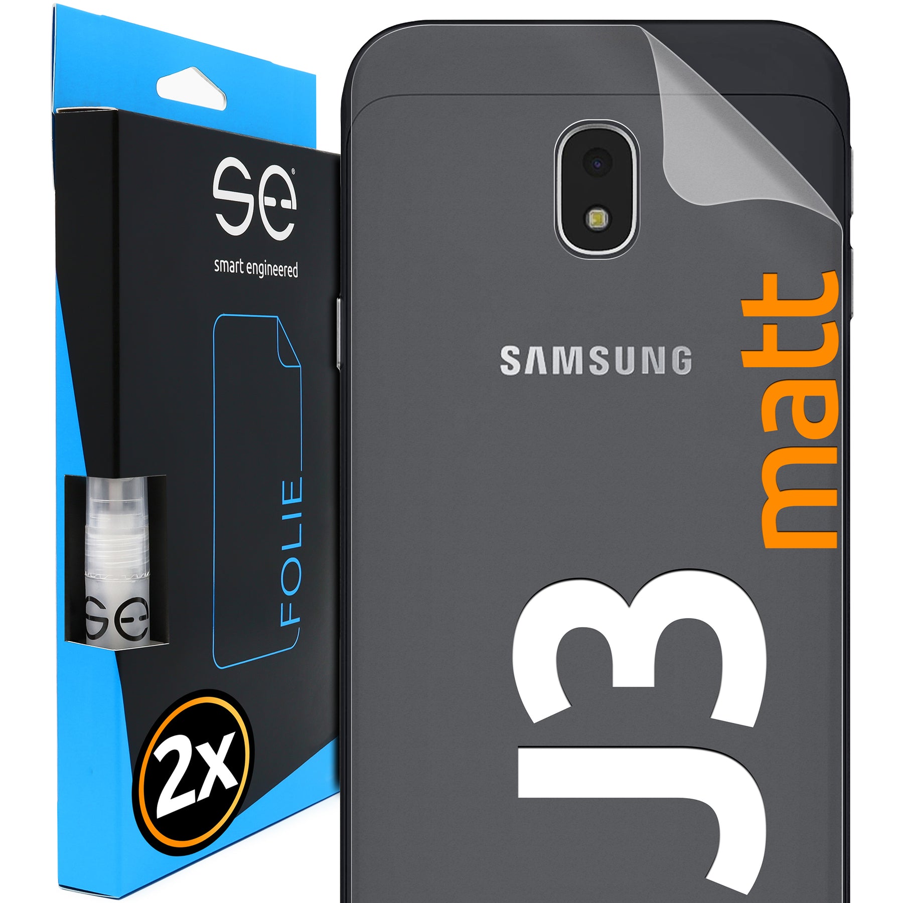 Matte protective film back Samsung Galaxy J3 (2017)