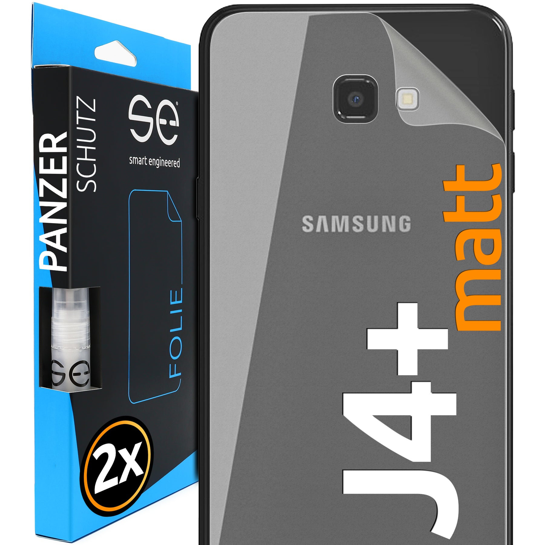 Matte protective film back Samsung Galaxy J4 Plus
