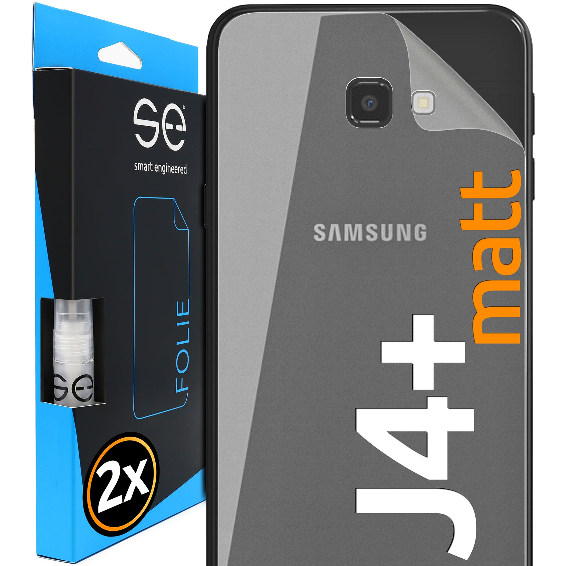 Matte protective film back Samsung Galaxy J4 Plus