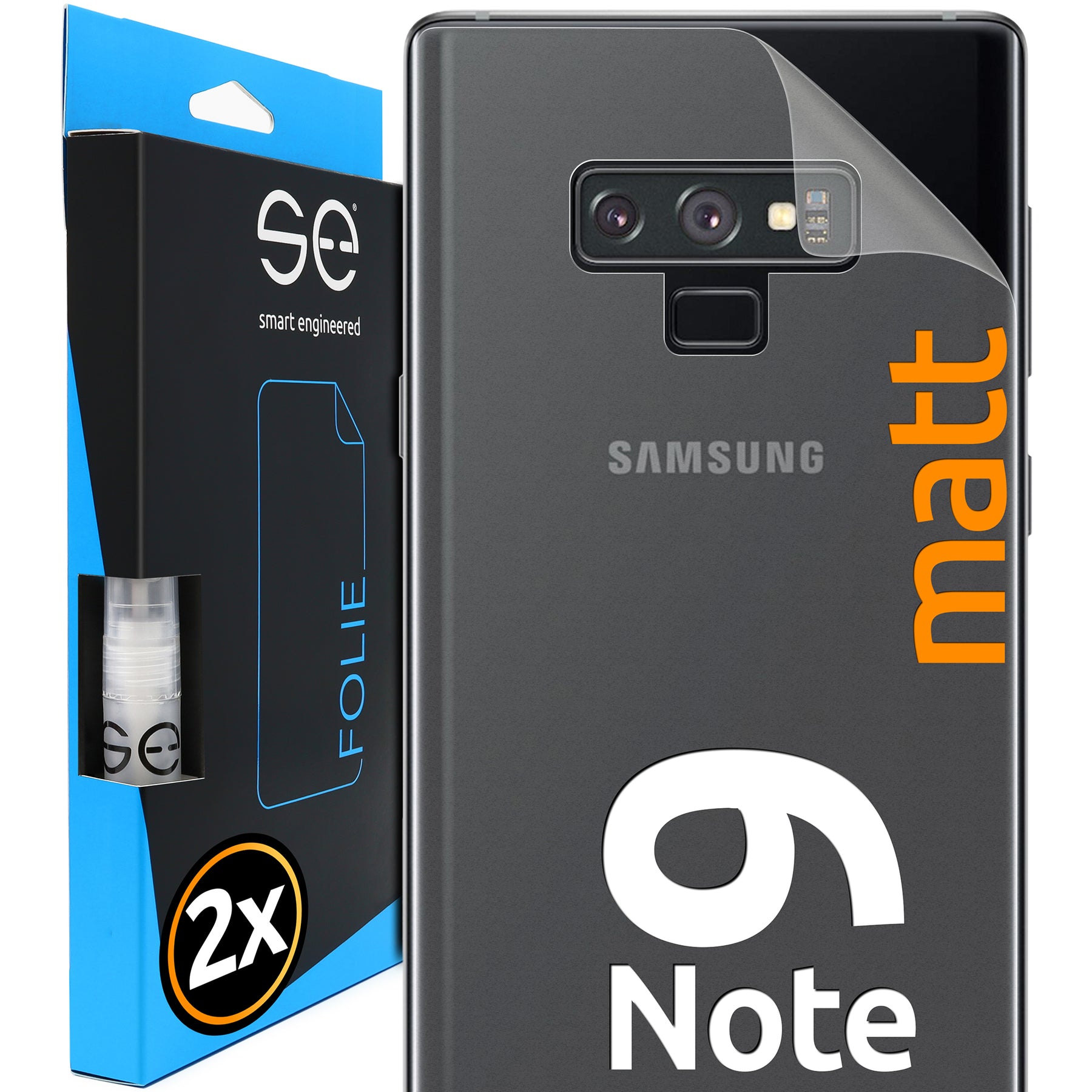 Matte protective film back Samsung Galaxy Note 9