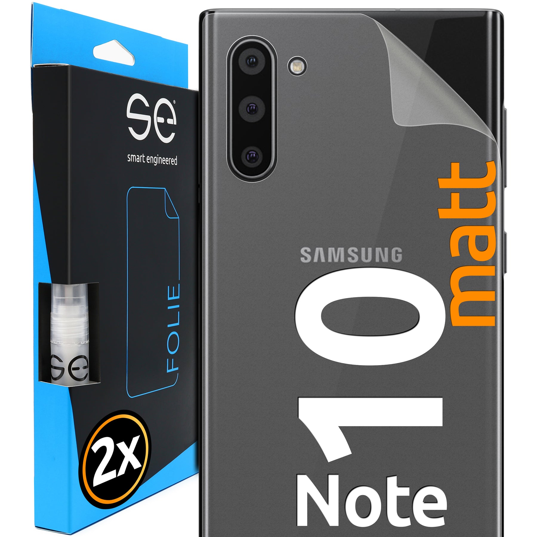 Matte protective film back Samsung Galaxy Note 10
