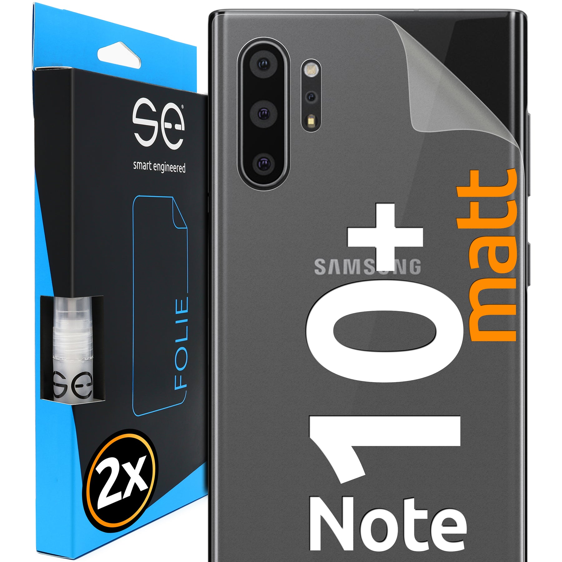 Matte protective film back Samsung Galaxy Note 10 Plus