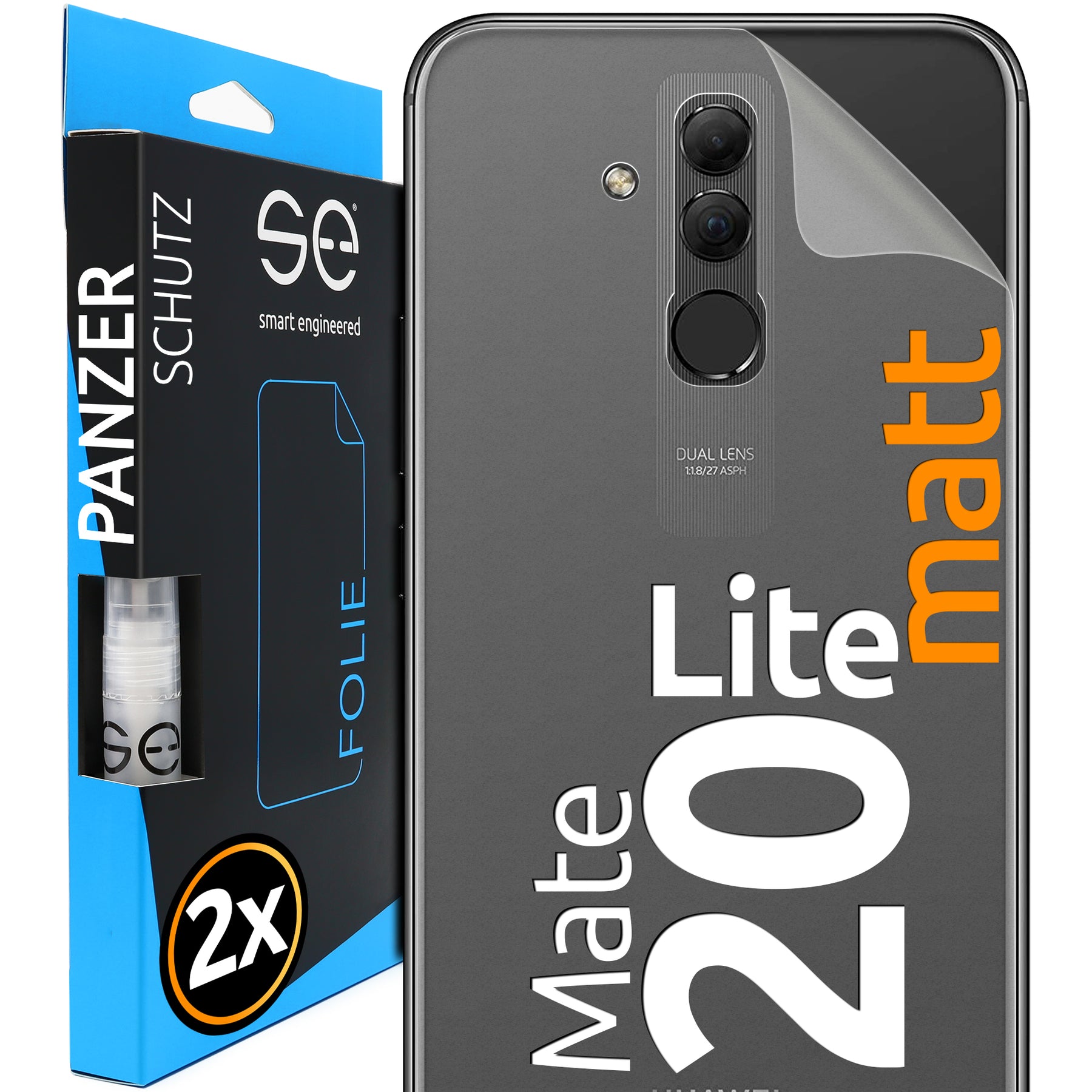 Matte protective film back Huawei Mate 20 Lite