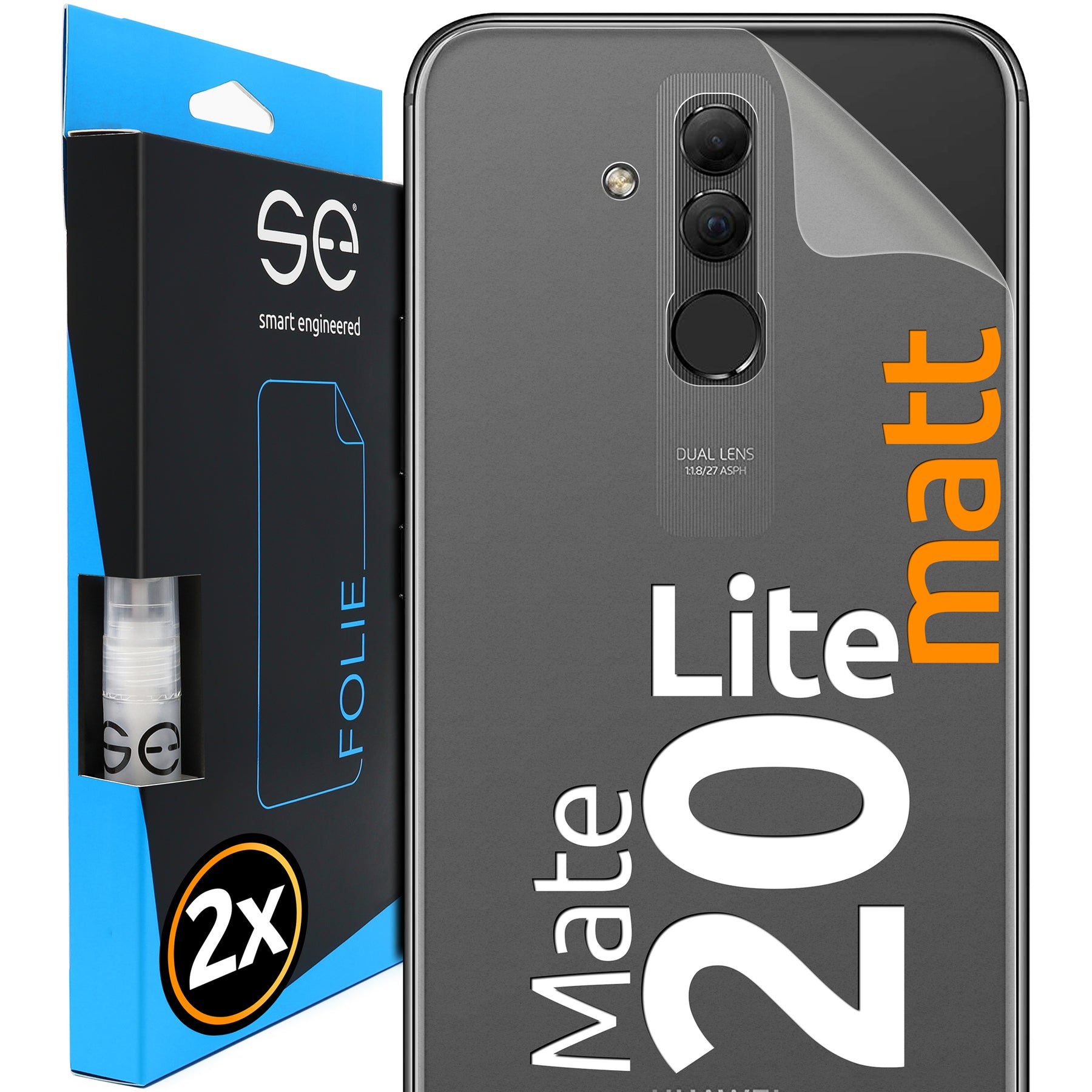 Matte protective film back Huawei Mate 20 Lite
