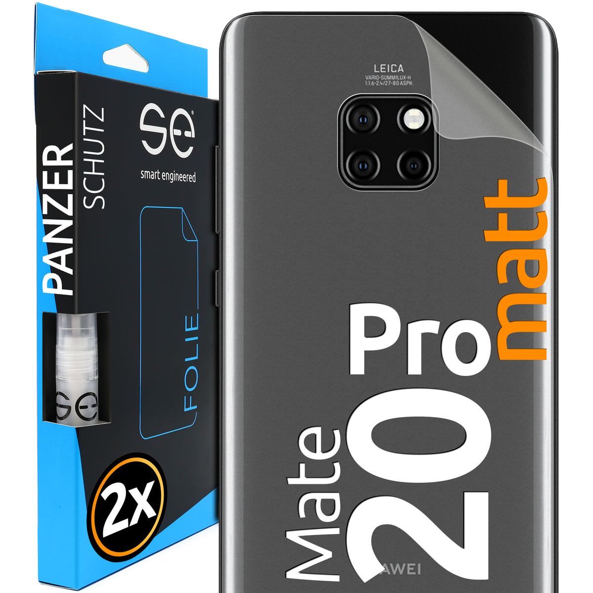 Matte protective film back Huawei Mate 20 Pro