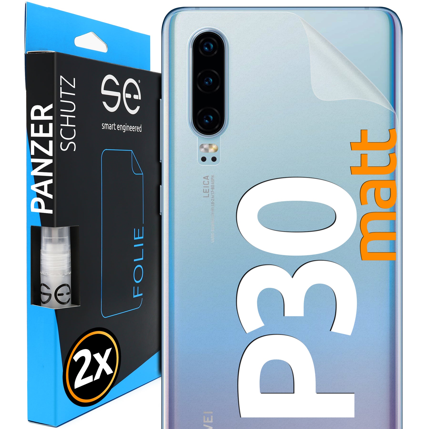 Matte protective film back Huawei P30