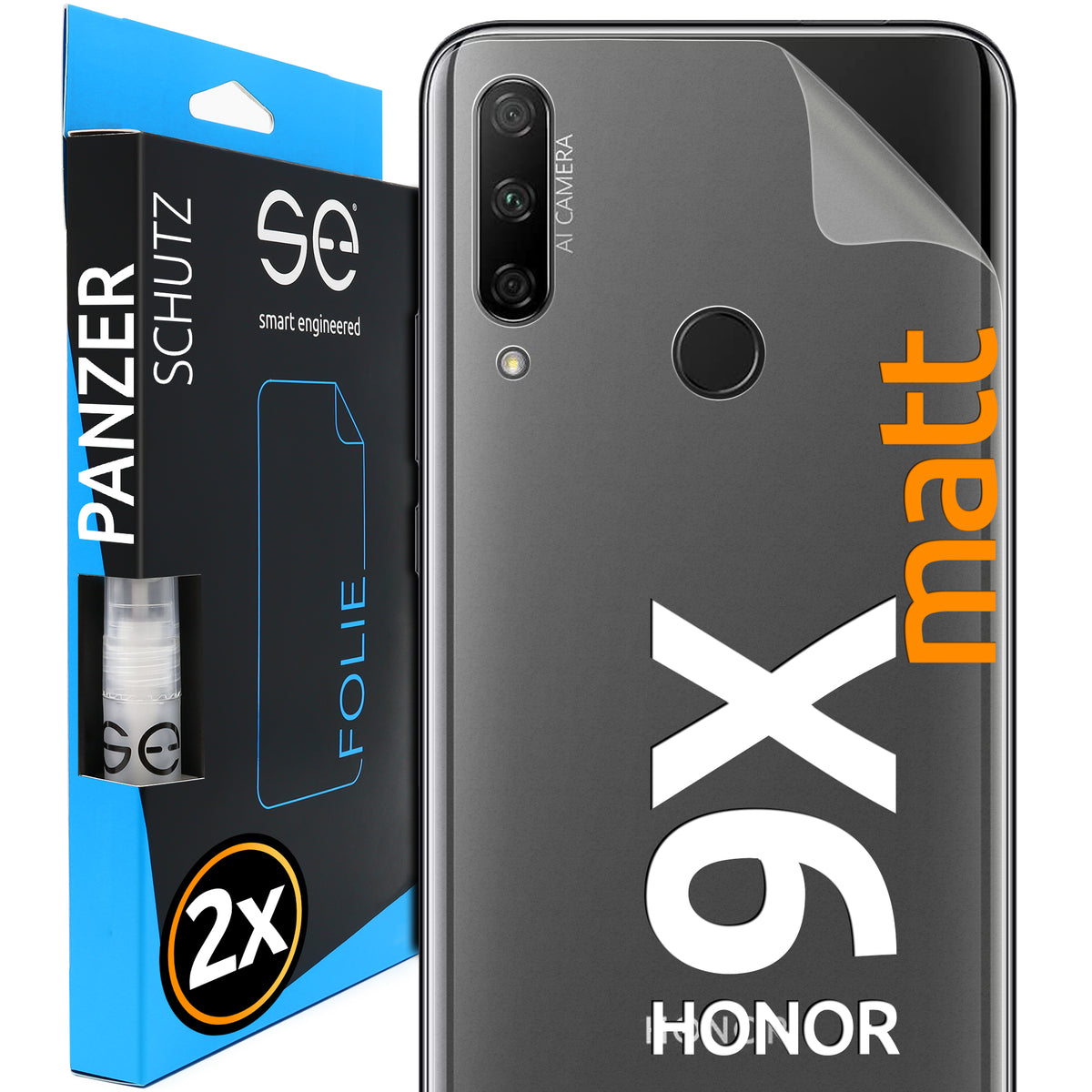 Matte protective film back Honor 9X