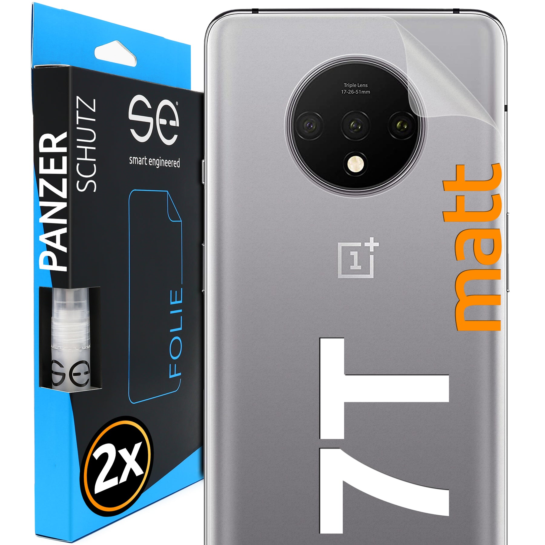Matte protective film back OnePlus 7T