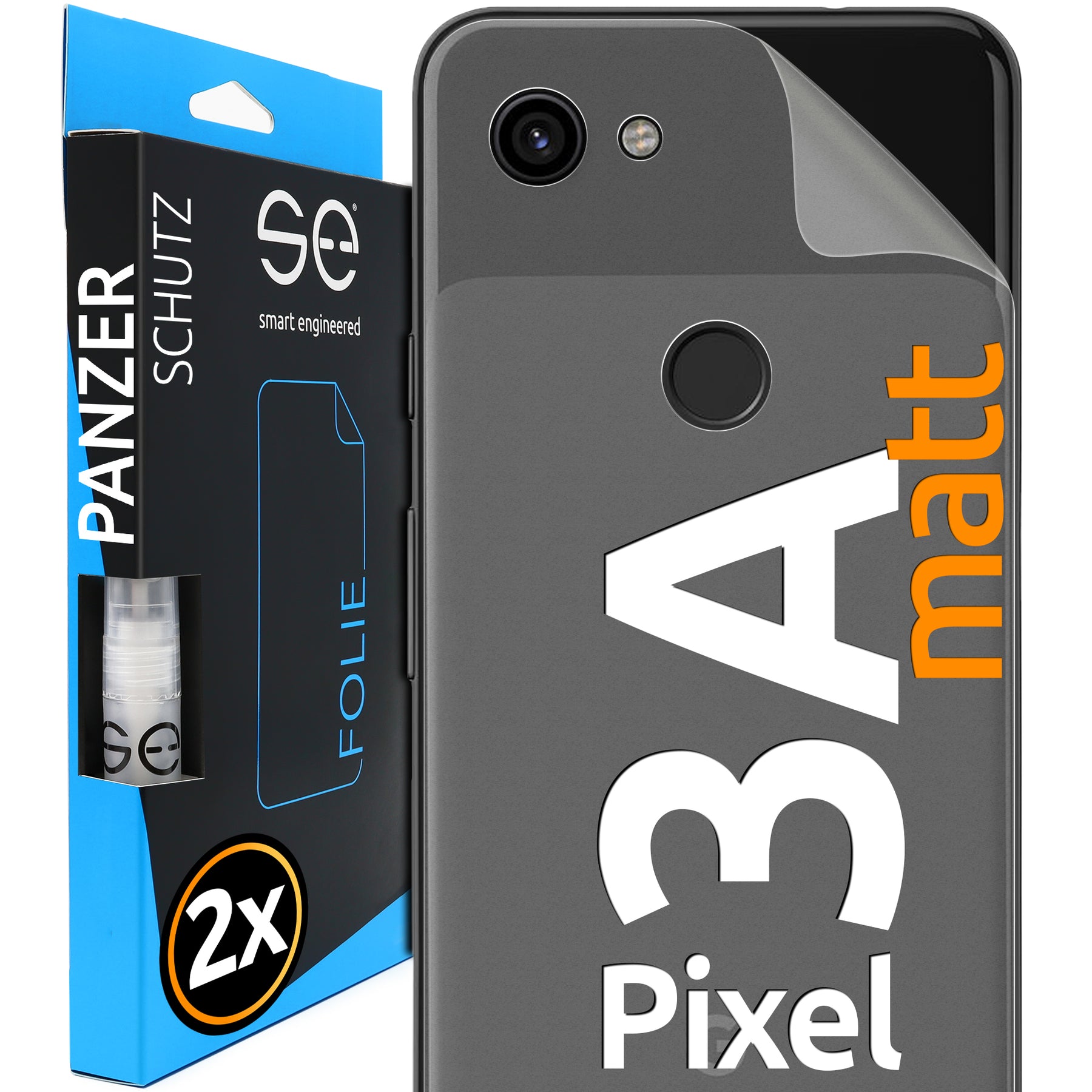 Matte protective film back Google Pixel 3A