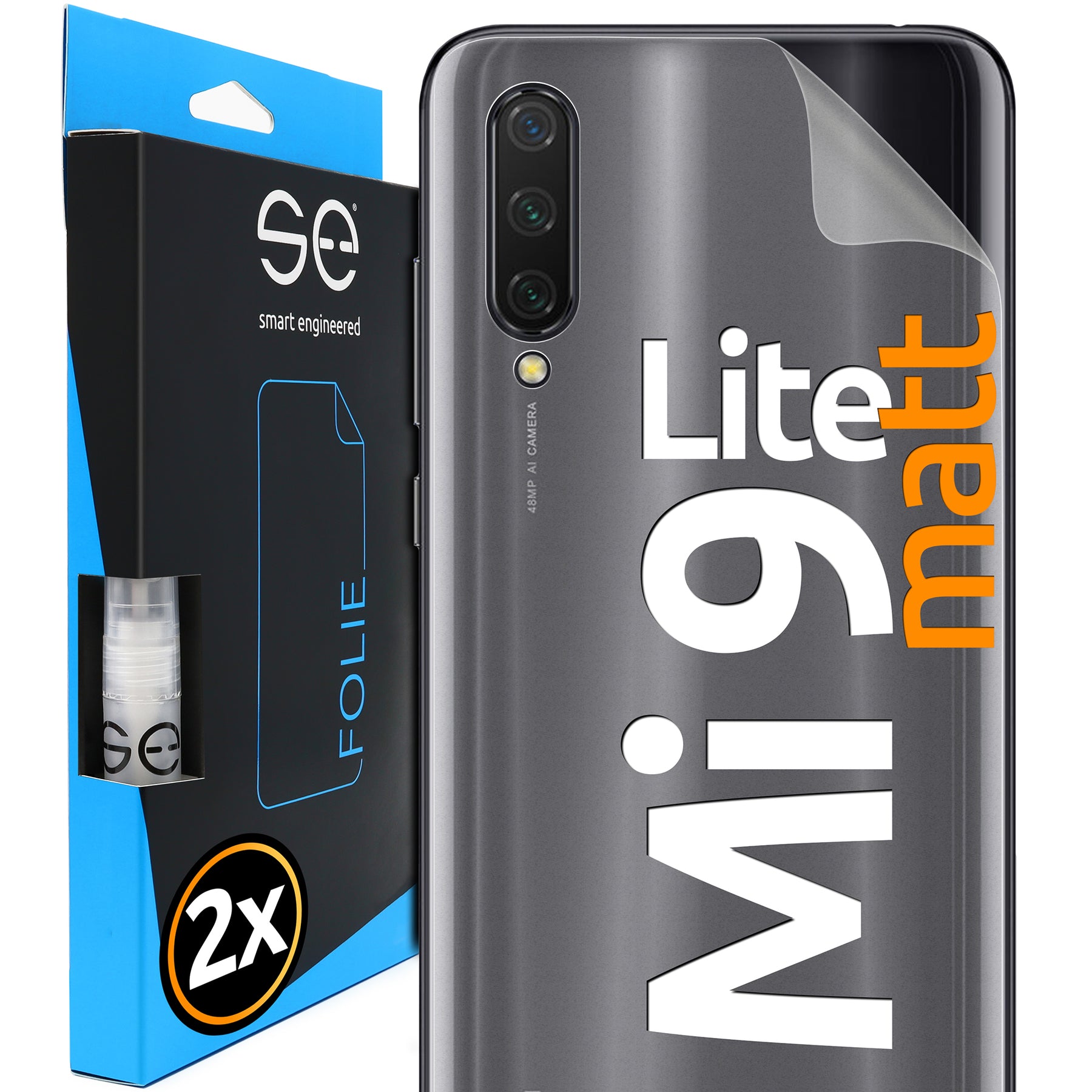 Matte Schutzfolie Rückseite Xiaomi Mi 9 Lite