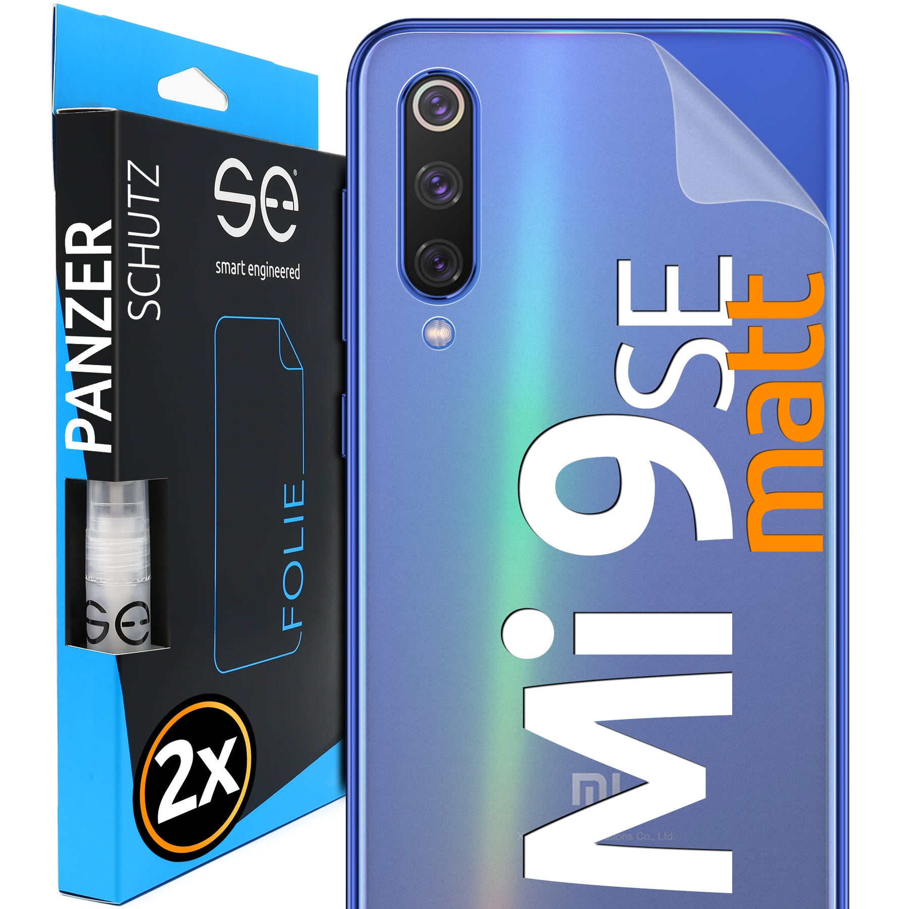Matte protective film back Xiaomi Mi 9 SE