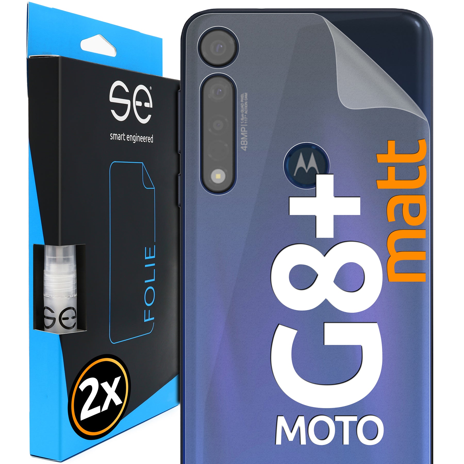 Matte protective film back Motorola Moto G8 Plus