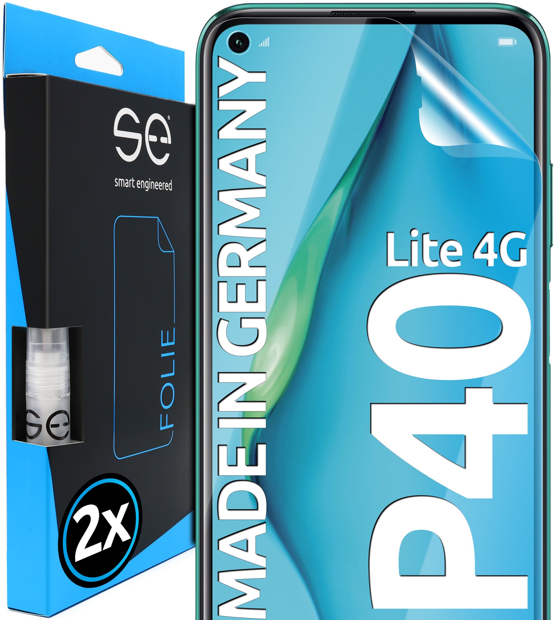 2x 3D Schutzfolie für die Huawei P40 Serie (Transparent, Matt oder Privacy)
