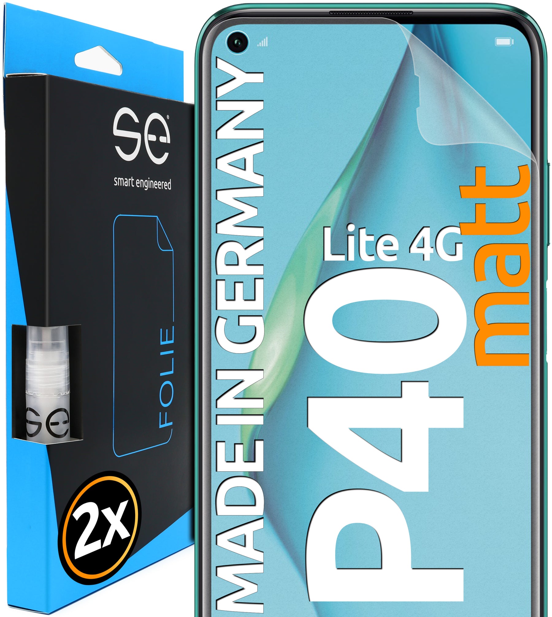2x 3D Schutzfolie für die Huawei P40 Serie (Transparent, Matt oder Privacy)