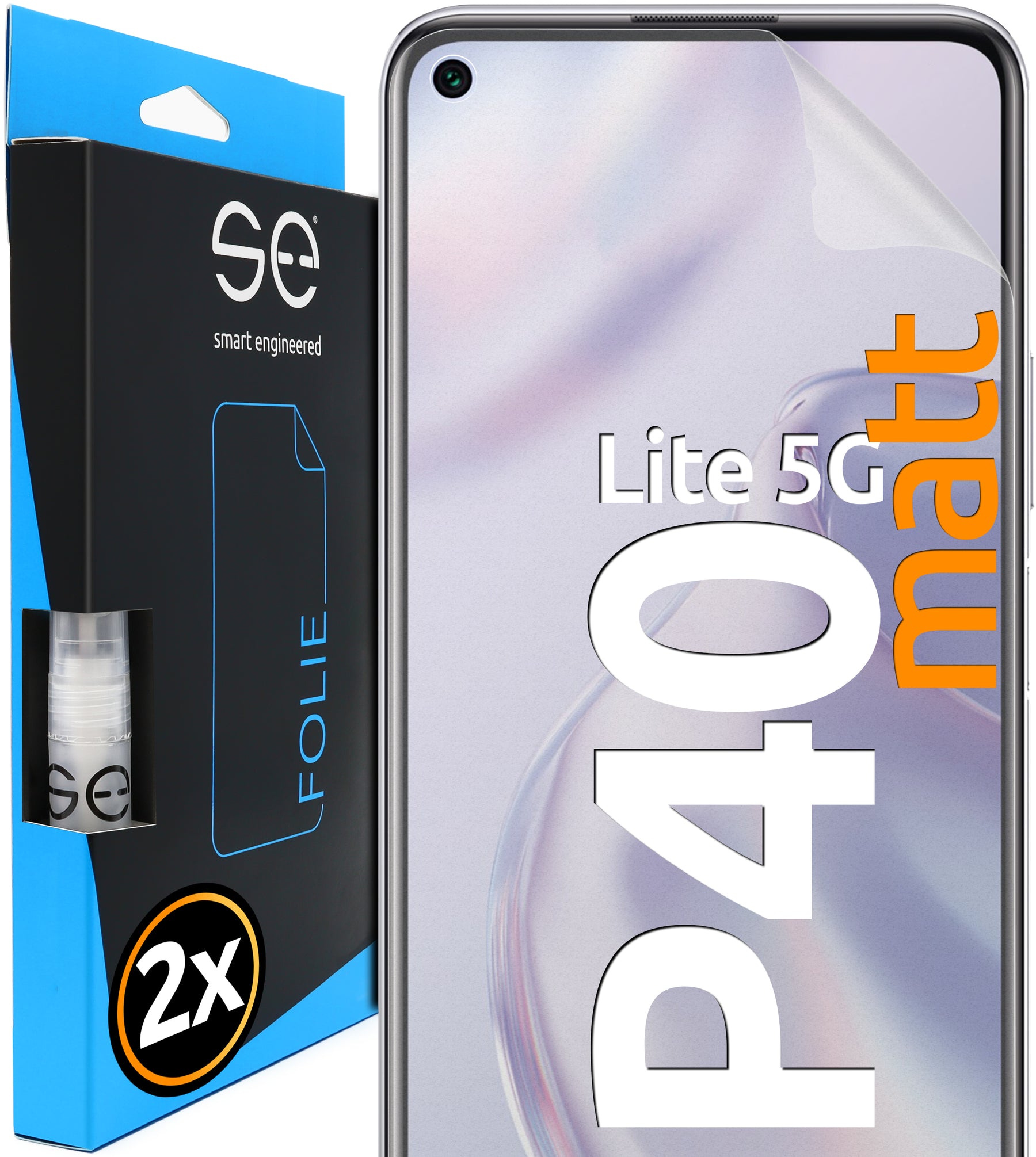 2x 3D Schutzfolie für die Huawei P40 Serie (Transparent, Matt oder Privacy)