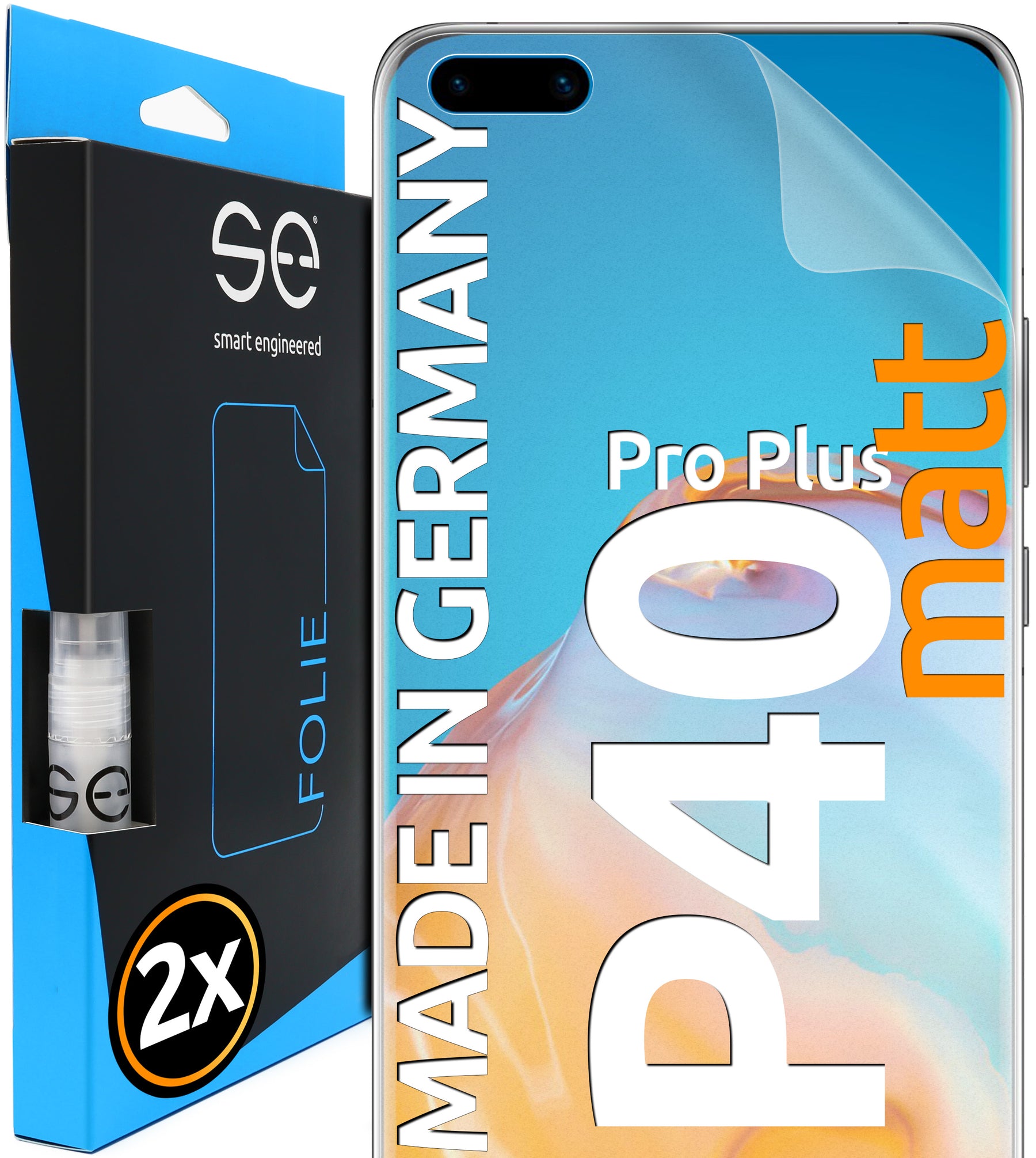 2x 3D Schutzfolie für die Huawei P40 Serie (Transparent, Matt oder Privacy)