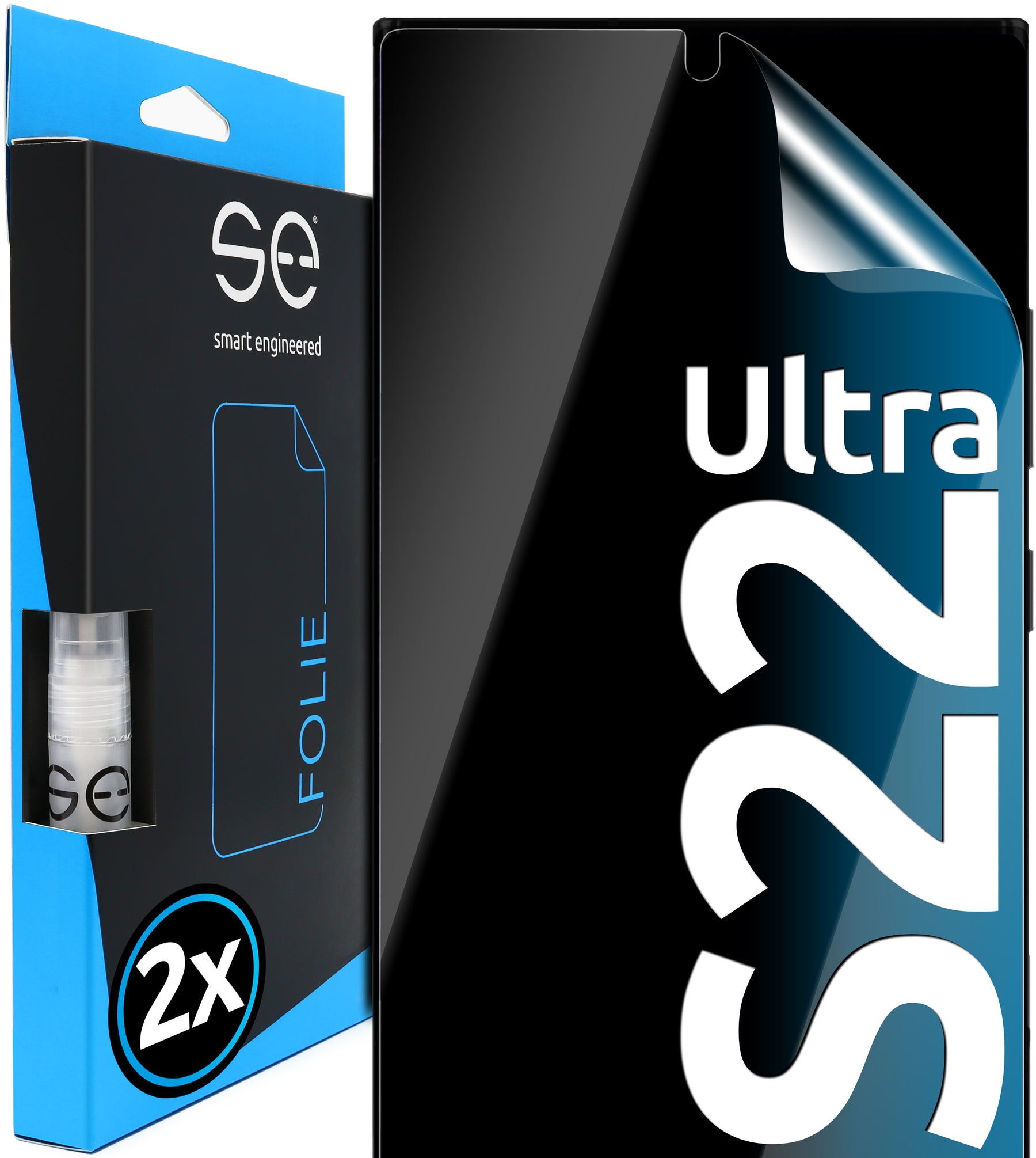 2x 3D Screen Protector for the Samsung Galaxy S22 series (Transparent, Matte or Privacy)