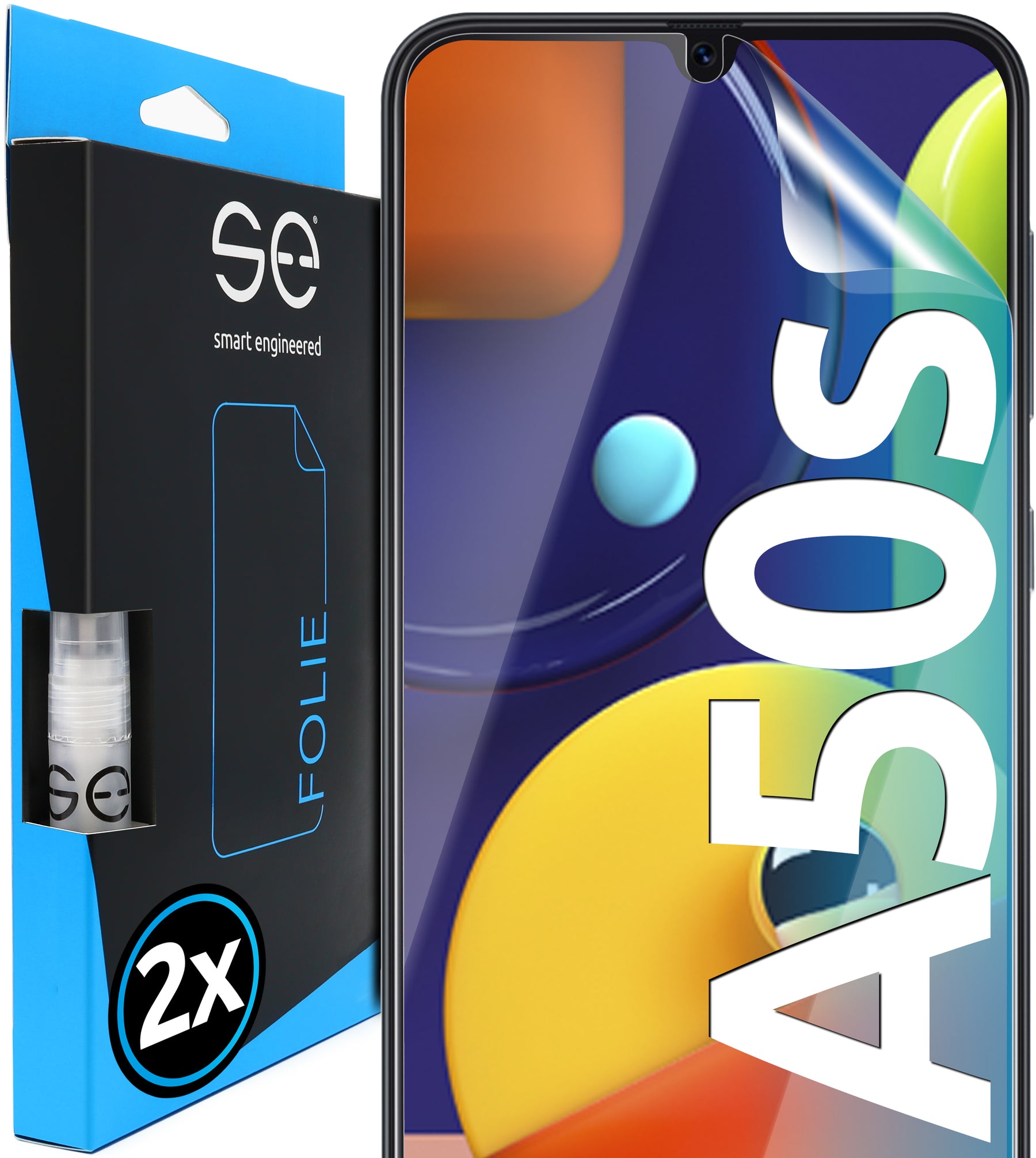 2x 3D protective film for the Samsung Galaxy A50 series (transparent or matte)