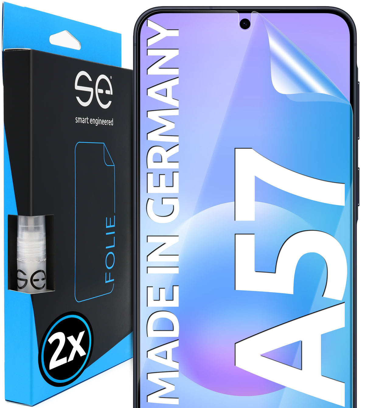 2x 3D Schutzfolie für das Samsung Galaxy A57 (Transparent oder Matt)