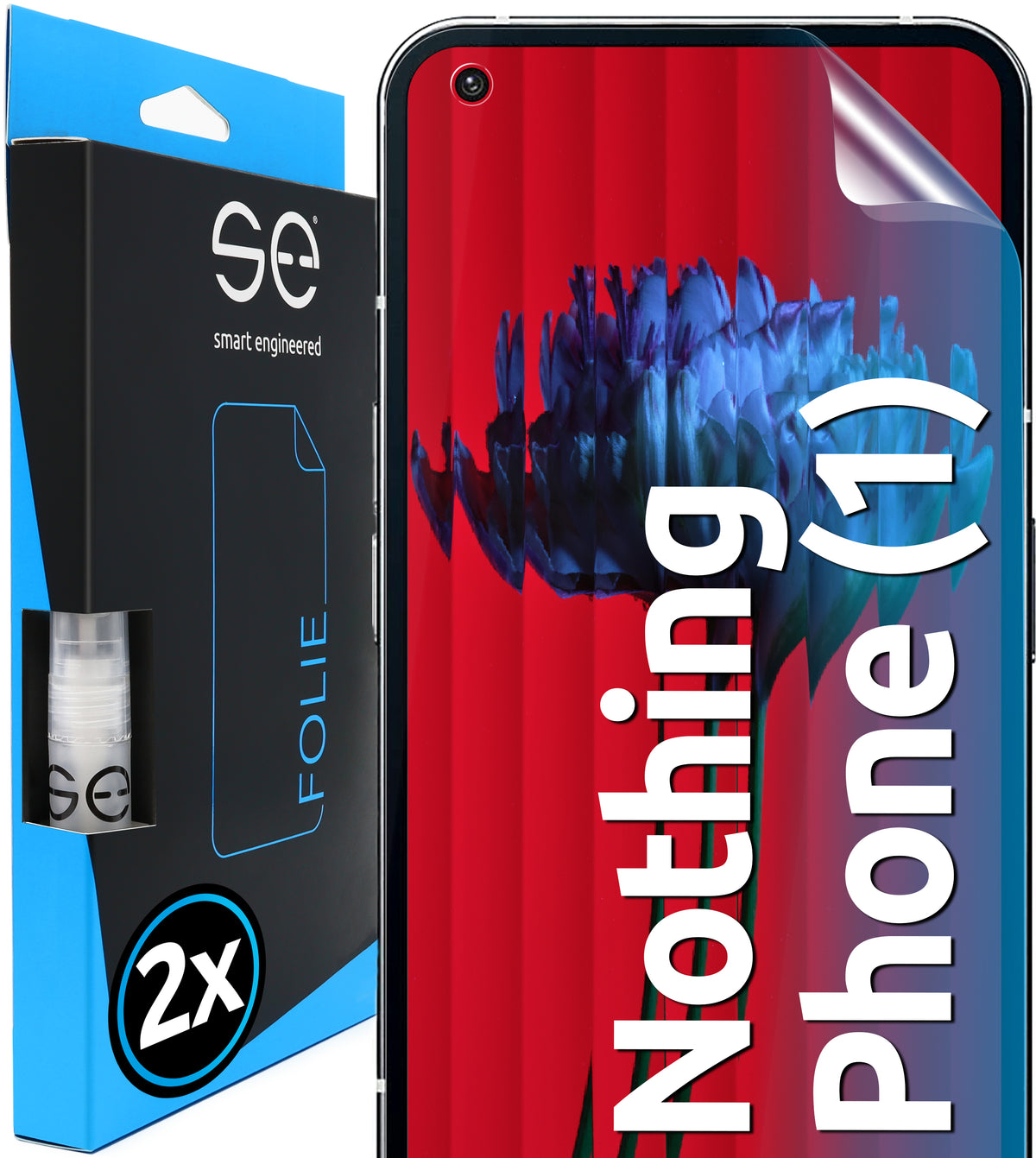 2x se® Screen Protector for the Nothing Phone (1) (Transparent or Matte)