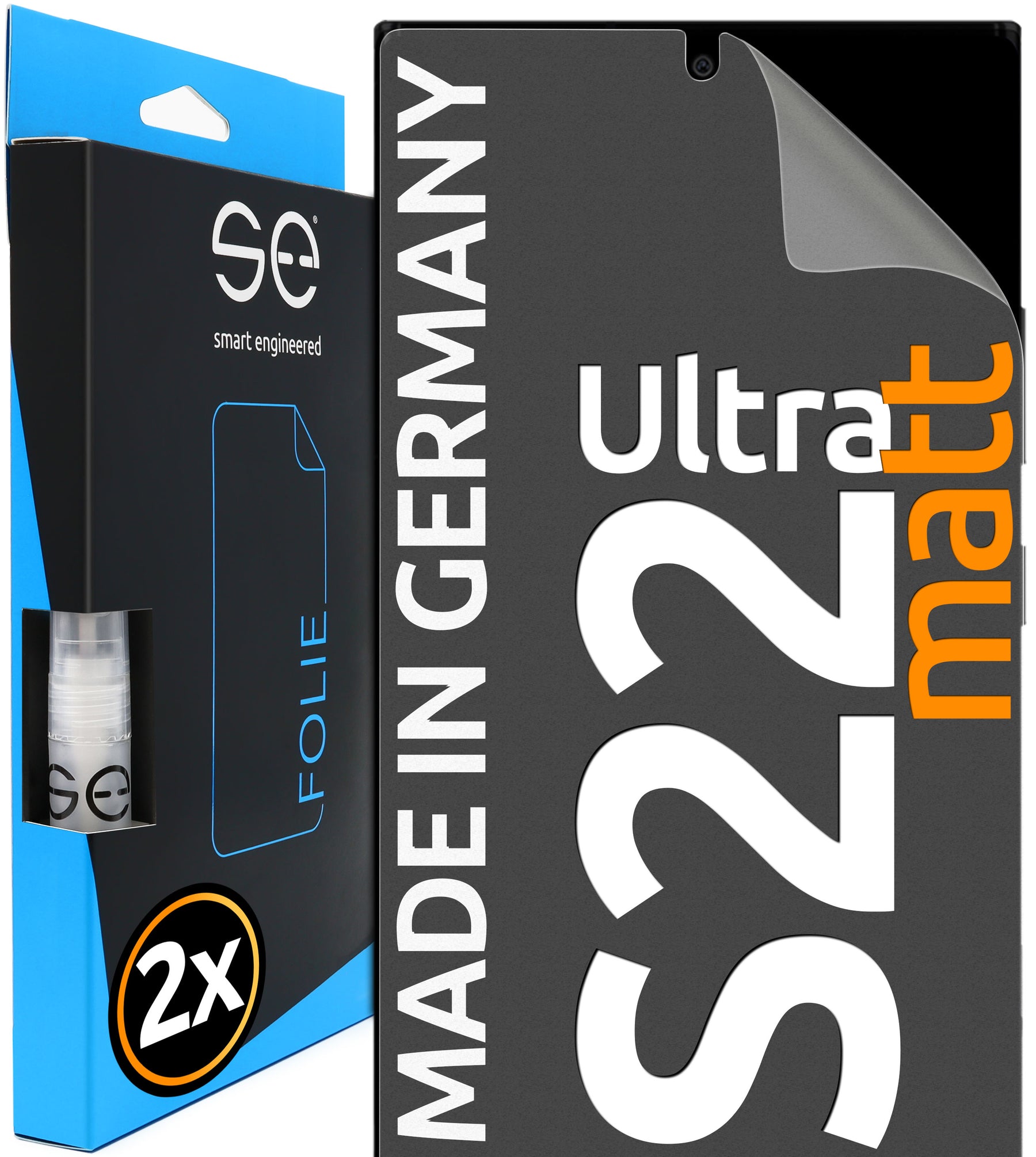 2x 3D Screen Protector for the Samsung Galaxy S22 series (Transparent, Matte or Privacy)