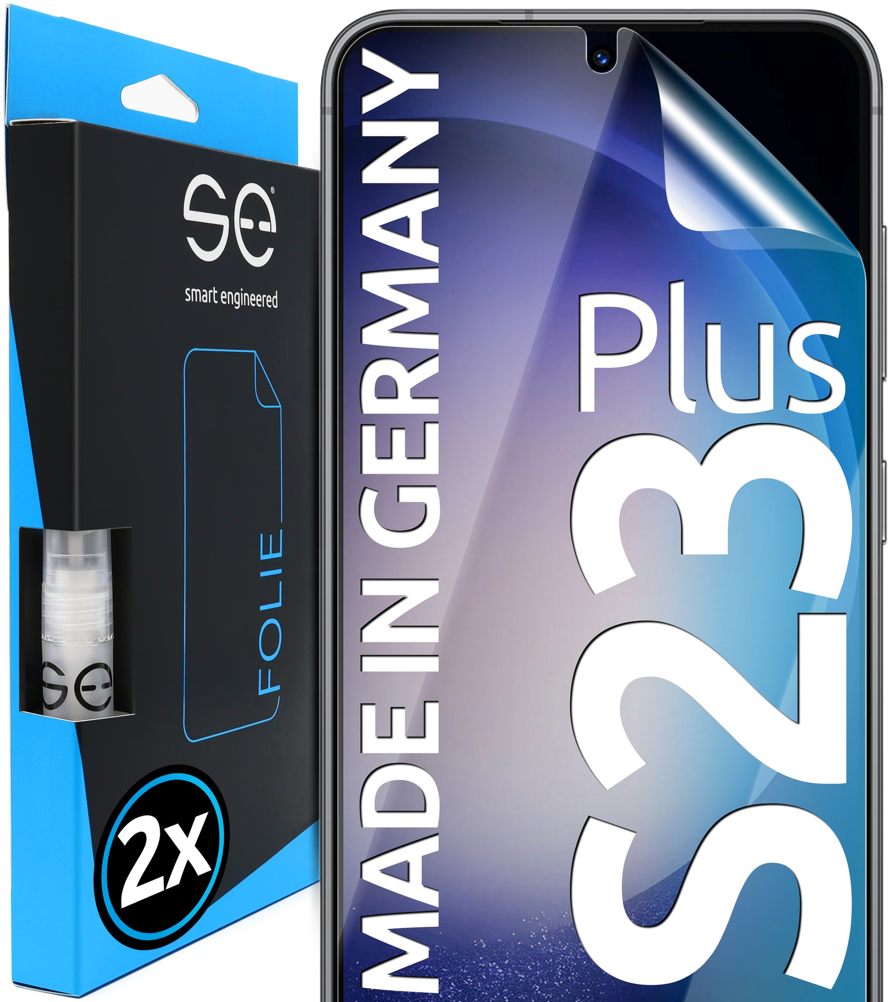 2x 3D protective film for the Samsung Galaxy S23 series (transparent, matte or privacy)