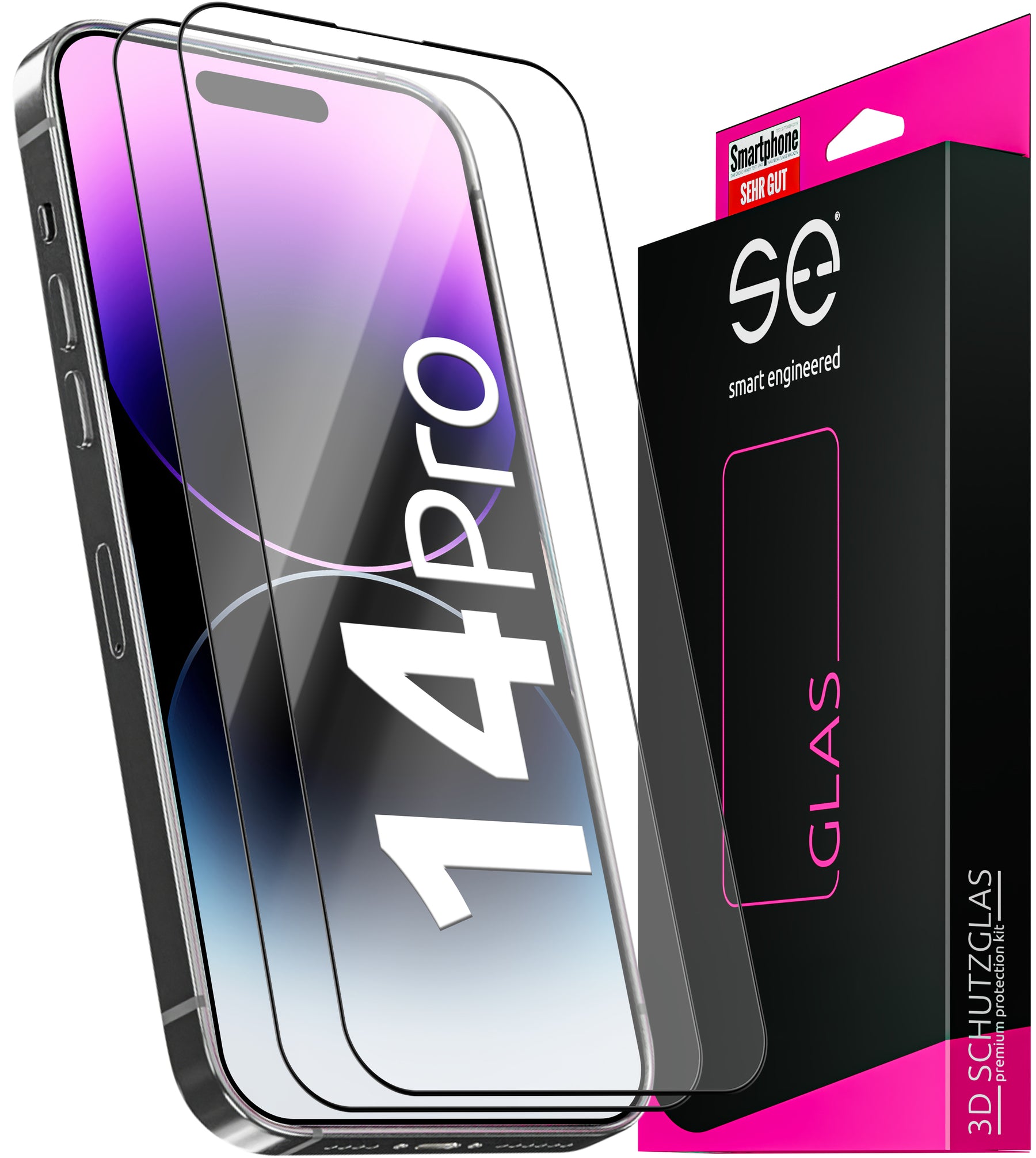 2x se® 3D protective glass Apple iPhone 14 Pro
