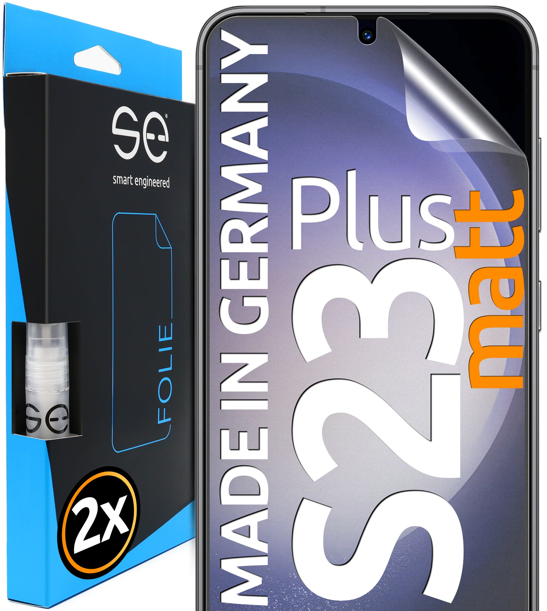 2x 3D protective film for the Samsung Galaxy S23 series (transparent, matte or privacy)