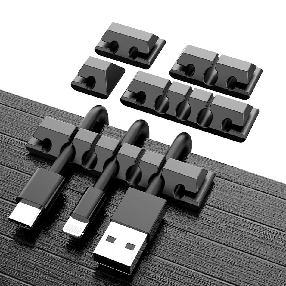 se® CABLEORGANIZER – Self-adhesive cable clips, set of 5