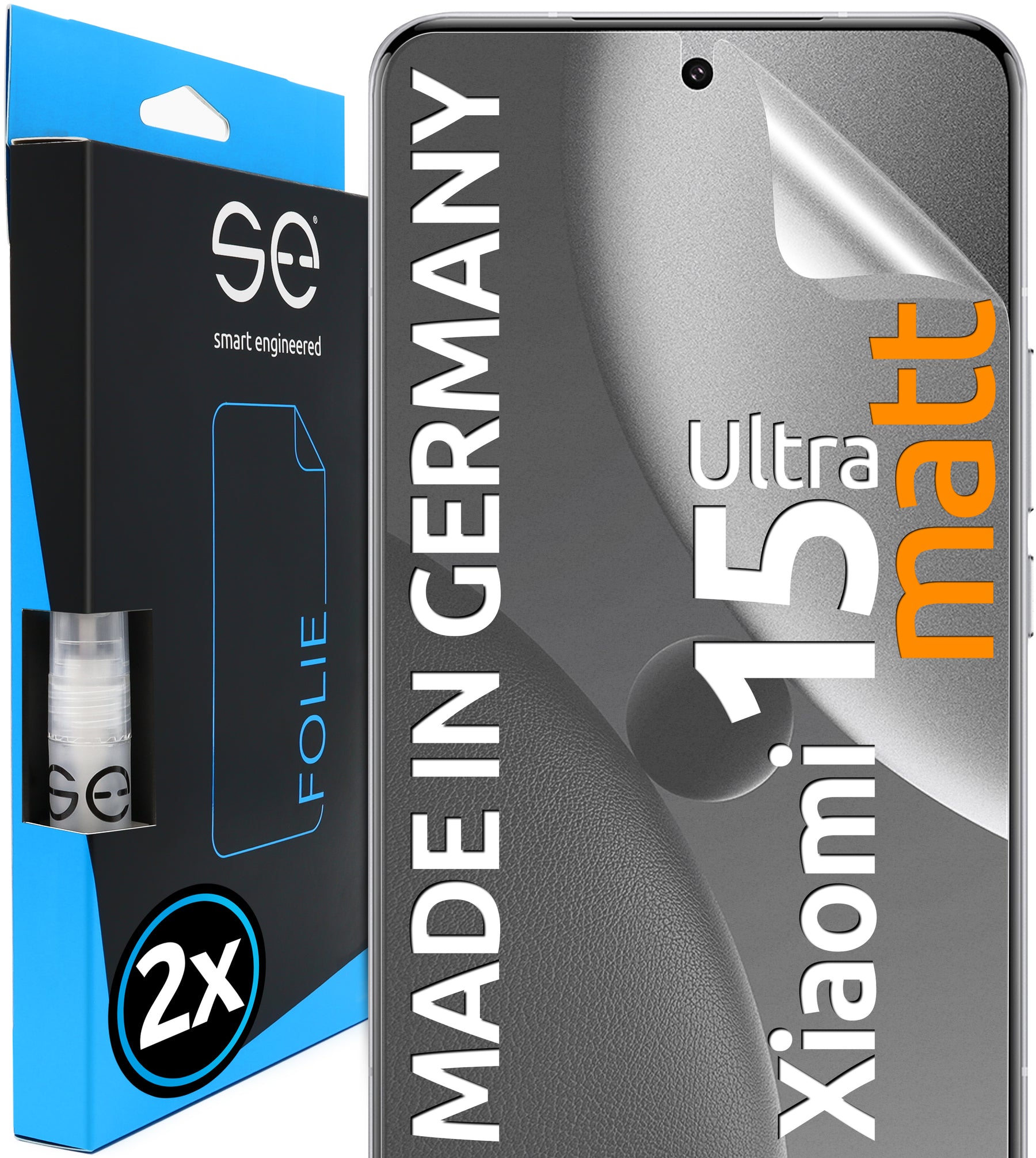 2x 3D Schutzfolie für die Xiaomi 15 Serie (Transparent, Matt oder Privacy)