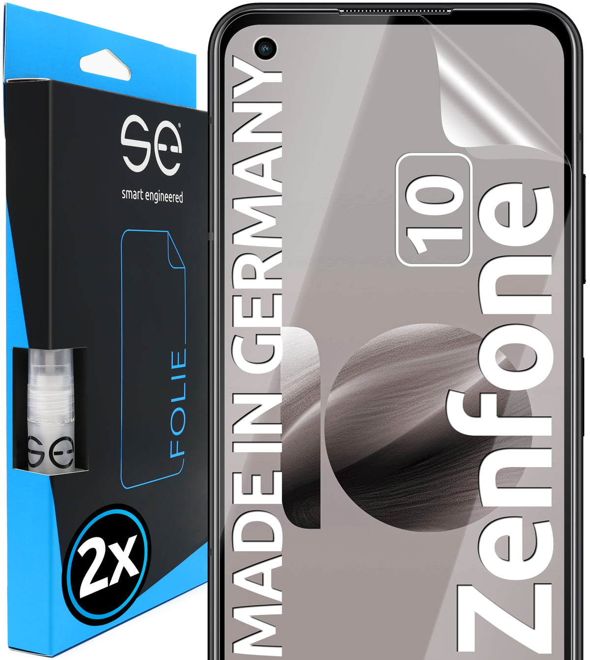 2x 3D screen protector for the Asus Zenfone 10 (Transparent, Matte or Privacy)